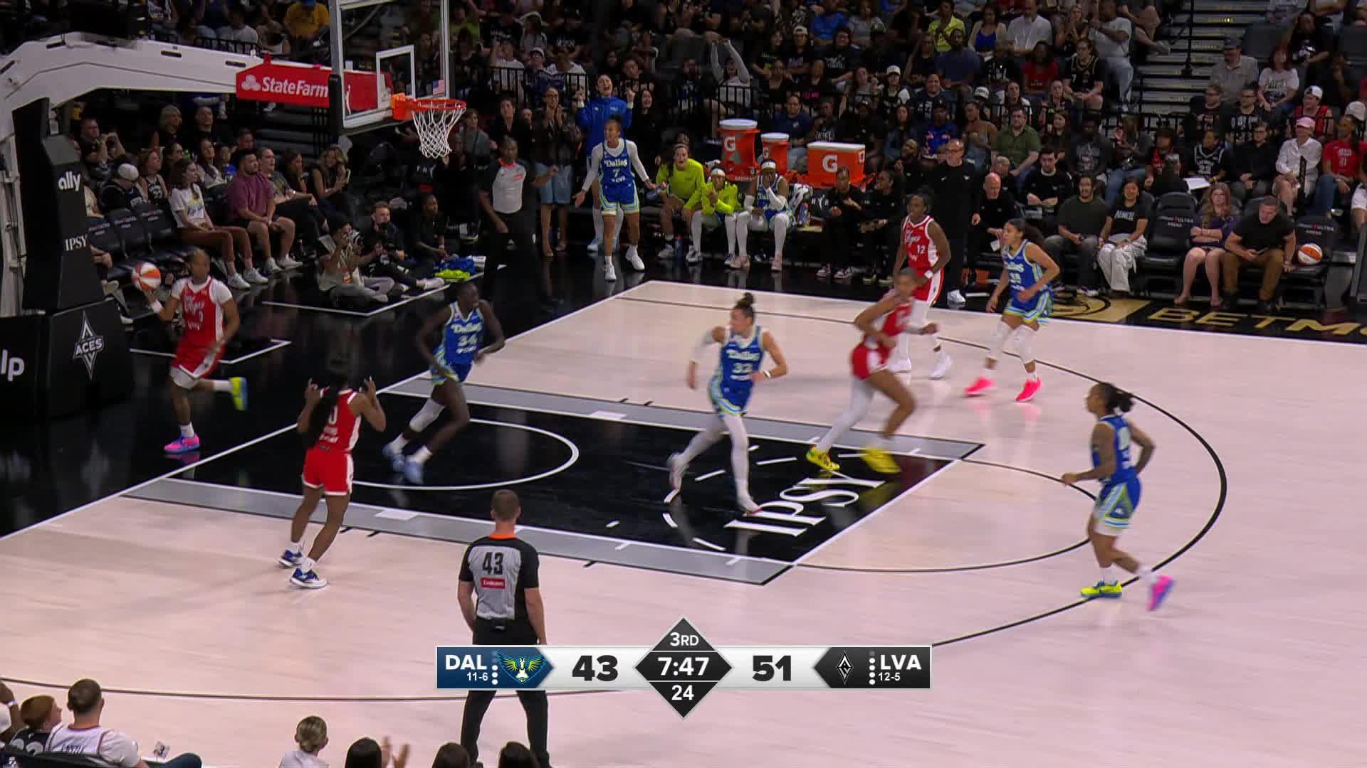 Dallas Wings vs Las Vegas Aces Jun 25, 2026 Game Summary | WNBA.com