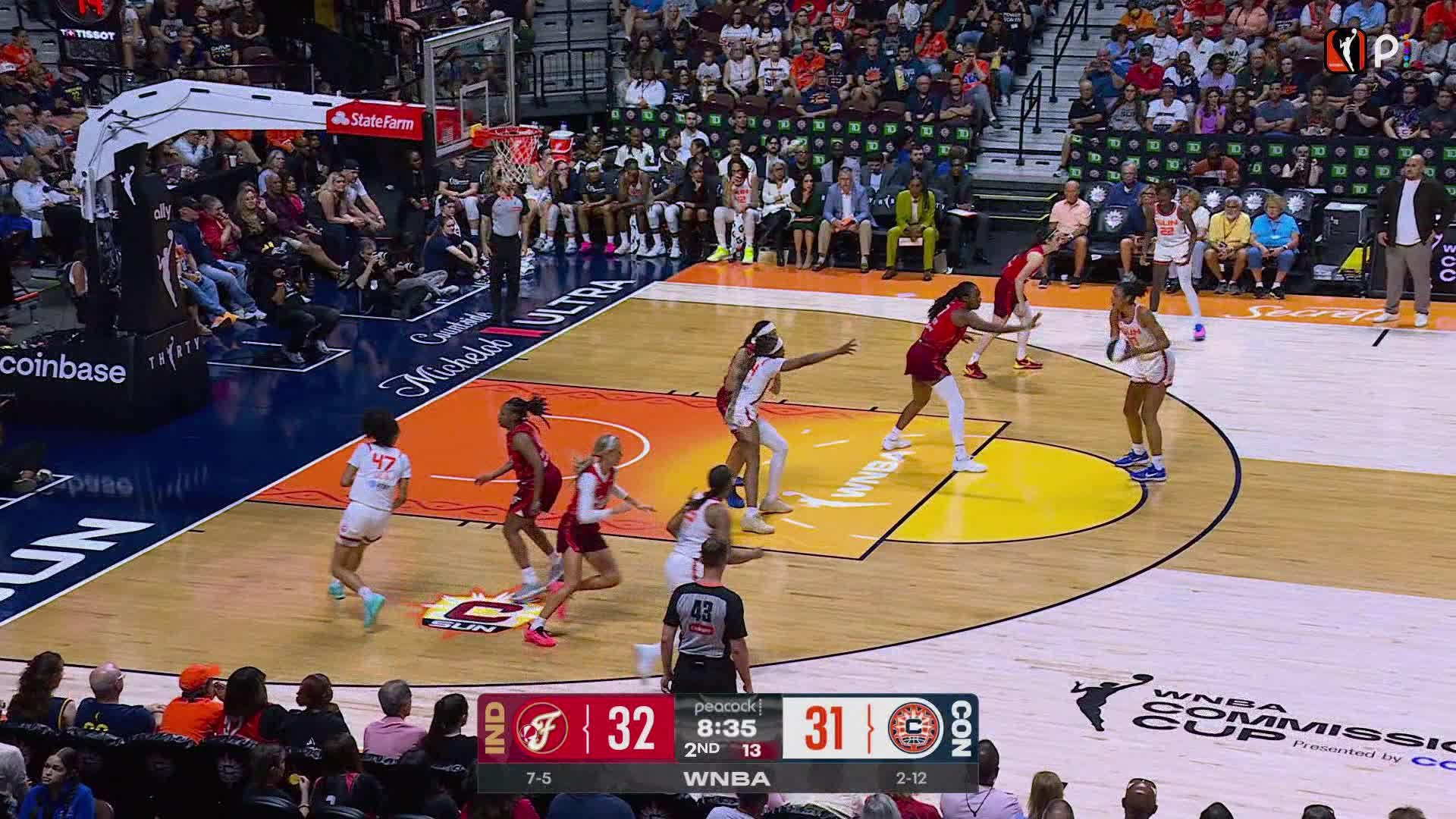 Makayla Timpson rises to block the shot