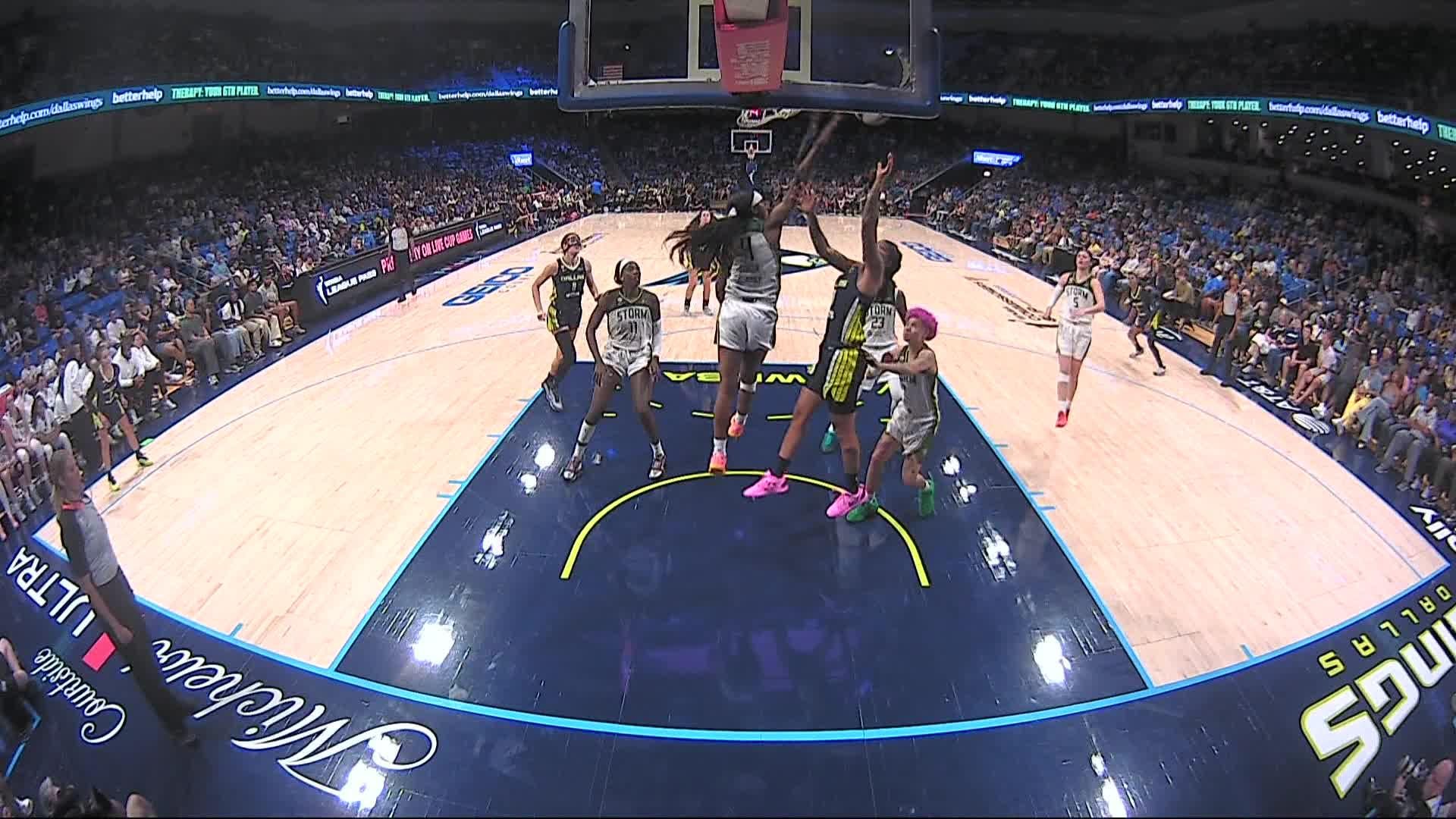 Aziaha James Points Leader in Dallas Wings vs. Seattle Storm - Top Points