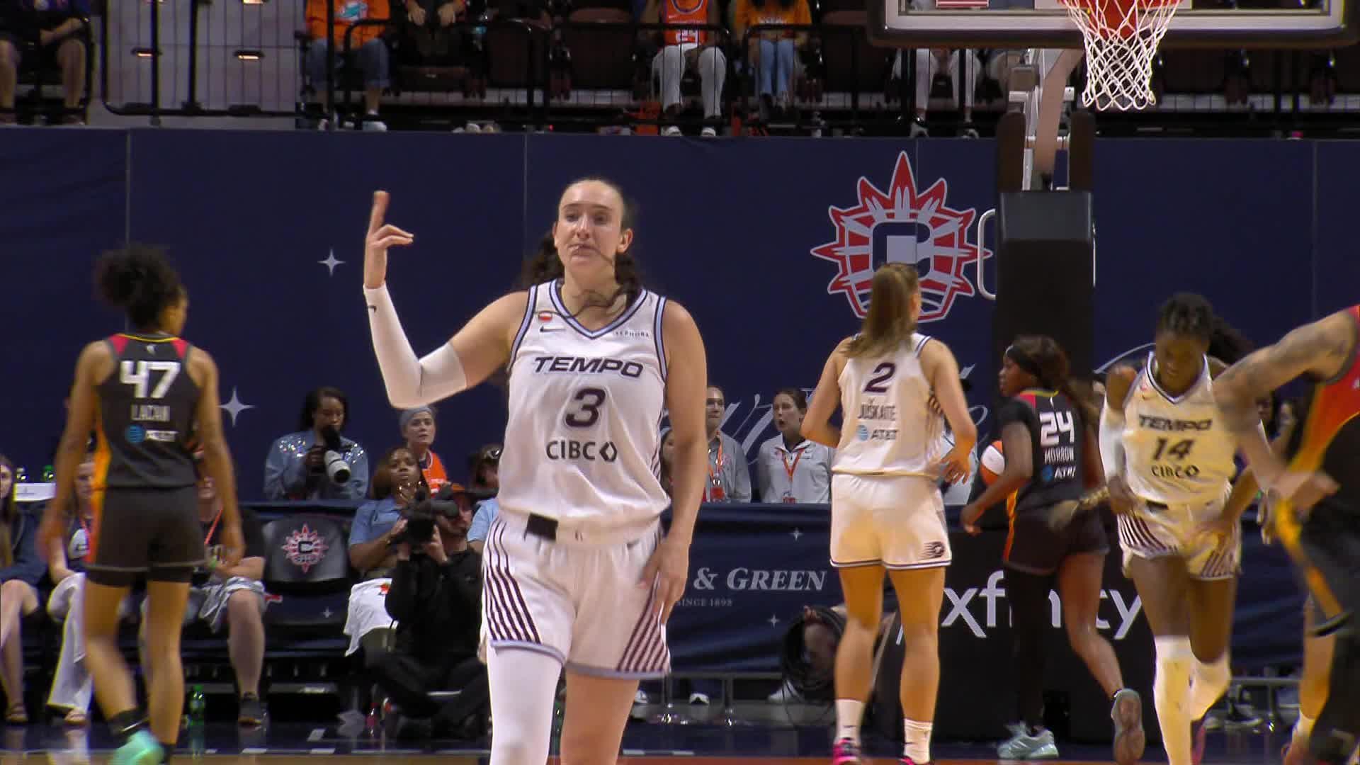 Marina Mabrey Points Leader in Connecticut Sun vs. Toronto Tempo - Top Points
