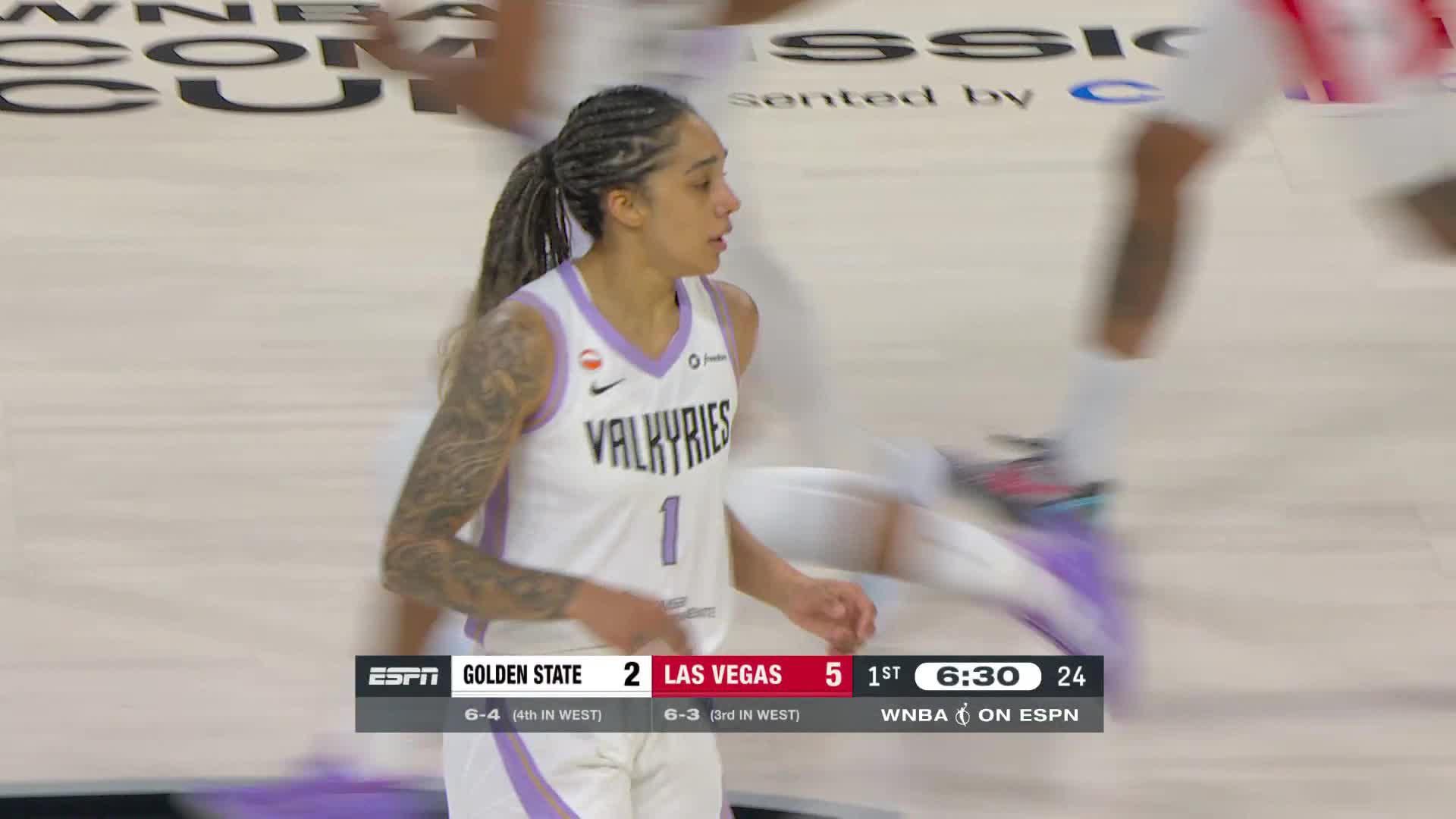 Golden State Valkyries Top Plays vs. Las Vegas Aces