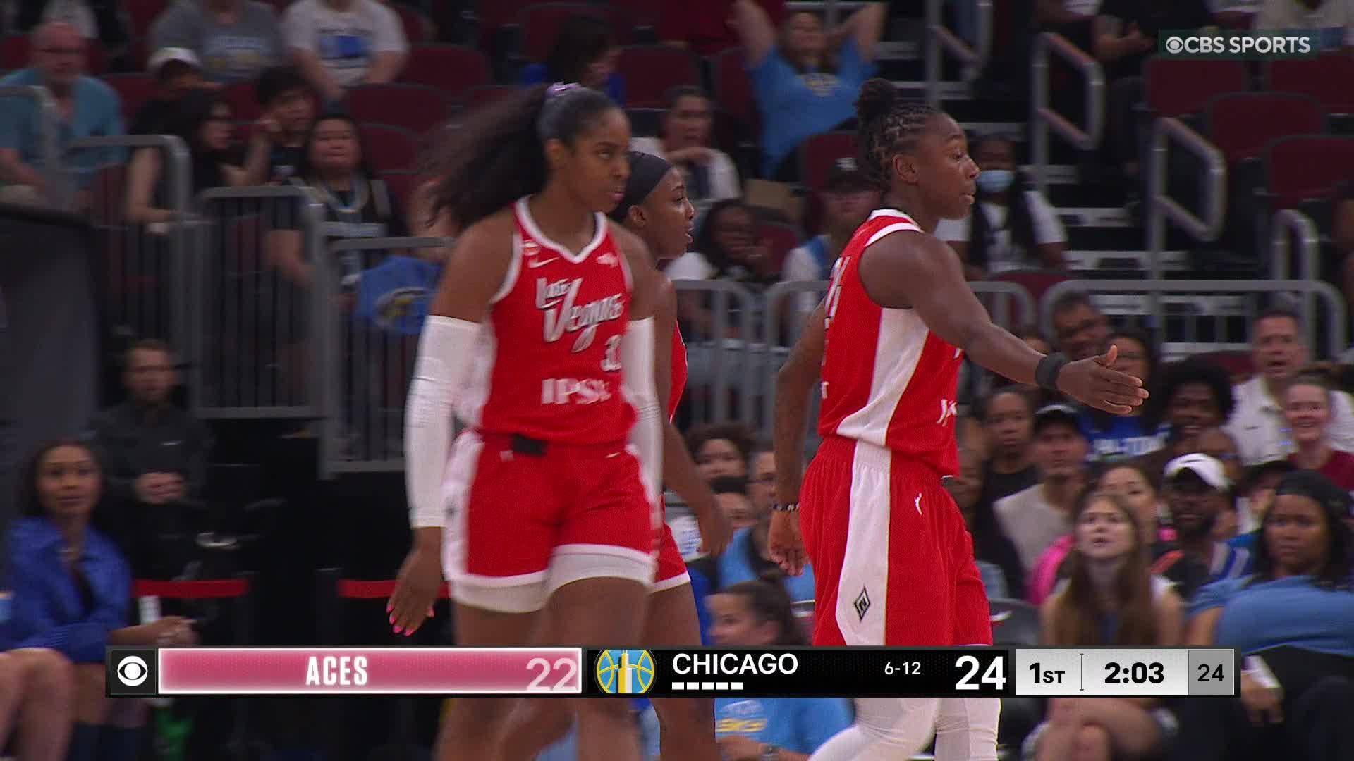Las Vegas Aces Top Plays vs. Chicago Sky