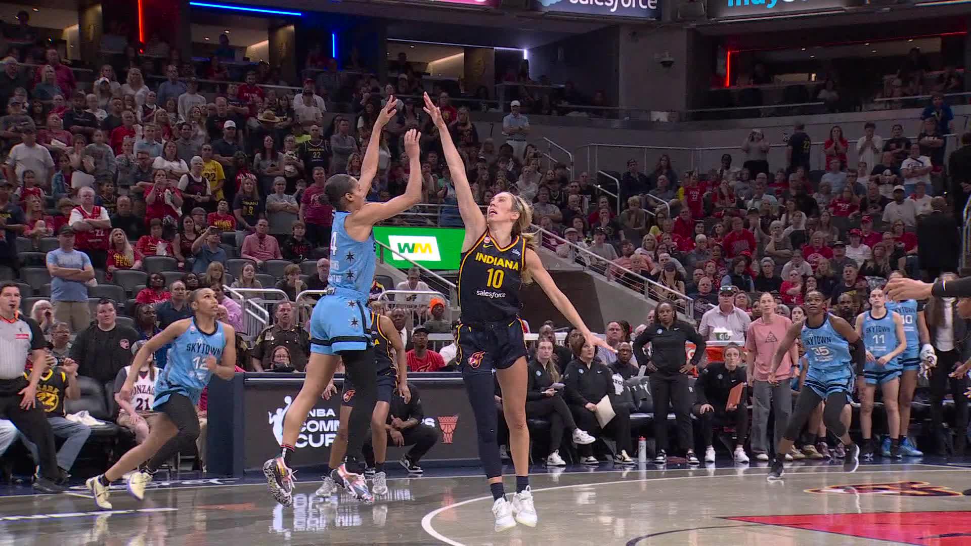 Skylar Diggins drills the trey
