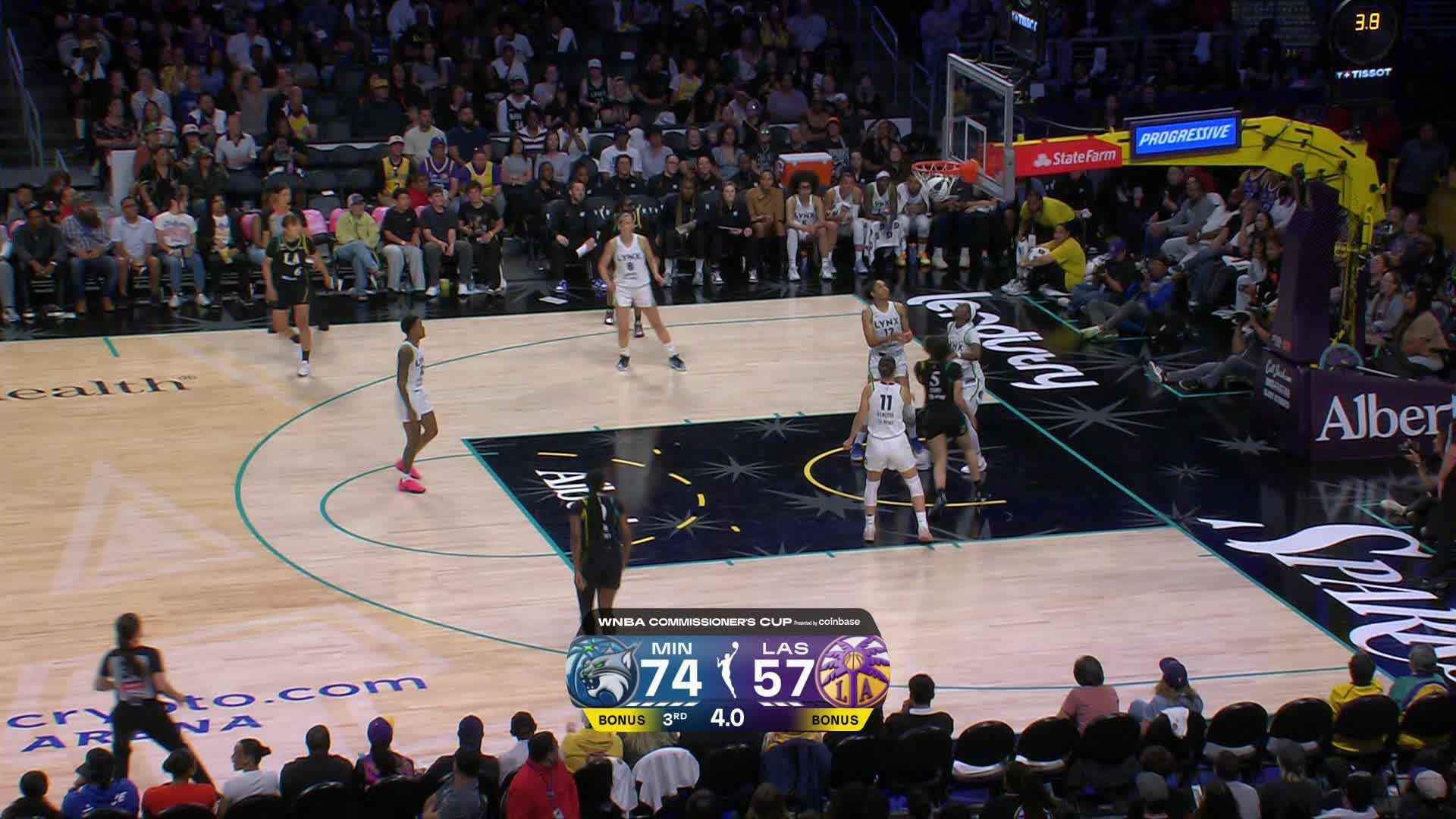 Dearica Hamby with one of the day's best plays!
