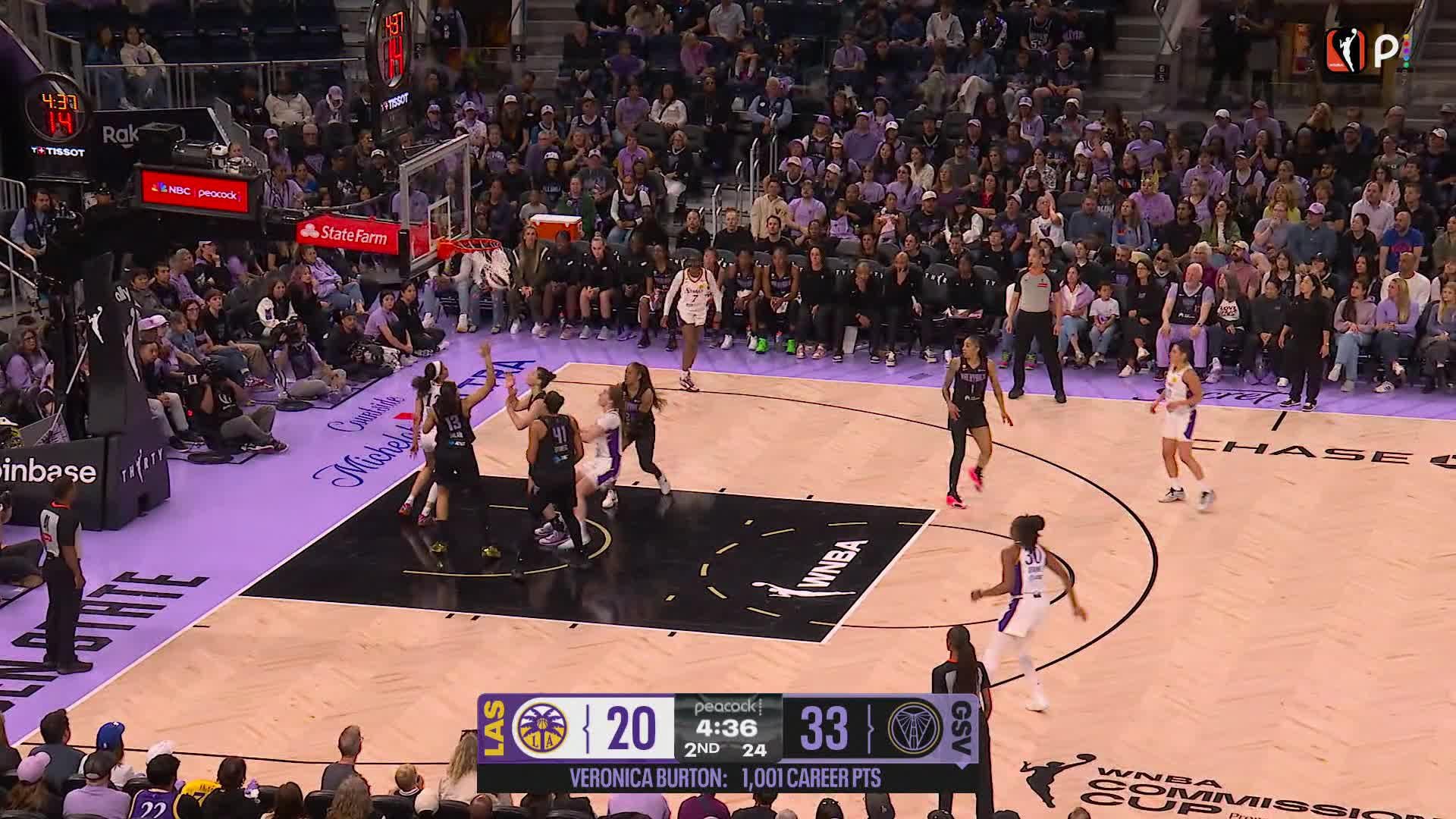 Rae Burrell Points Leader in Golden State Valkyries vs. Los Angeles Sparks - Top Points