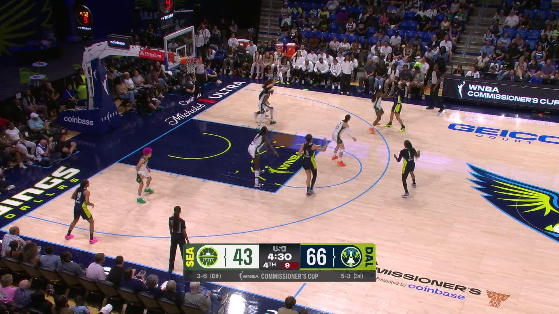 Jordan Horston with 5 Blocks vs. Dallas Wings