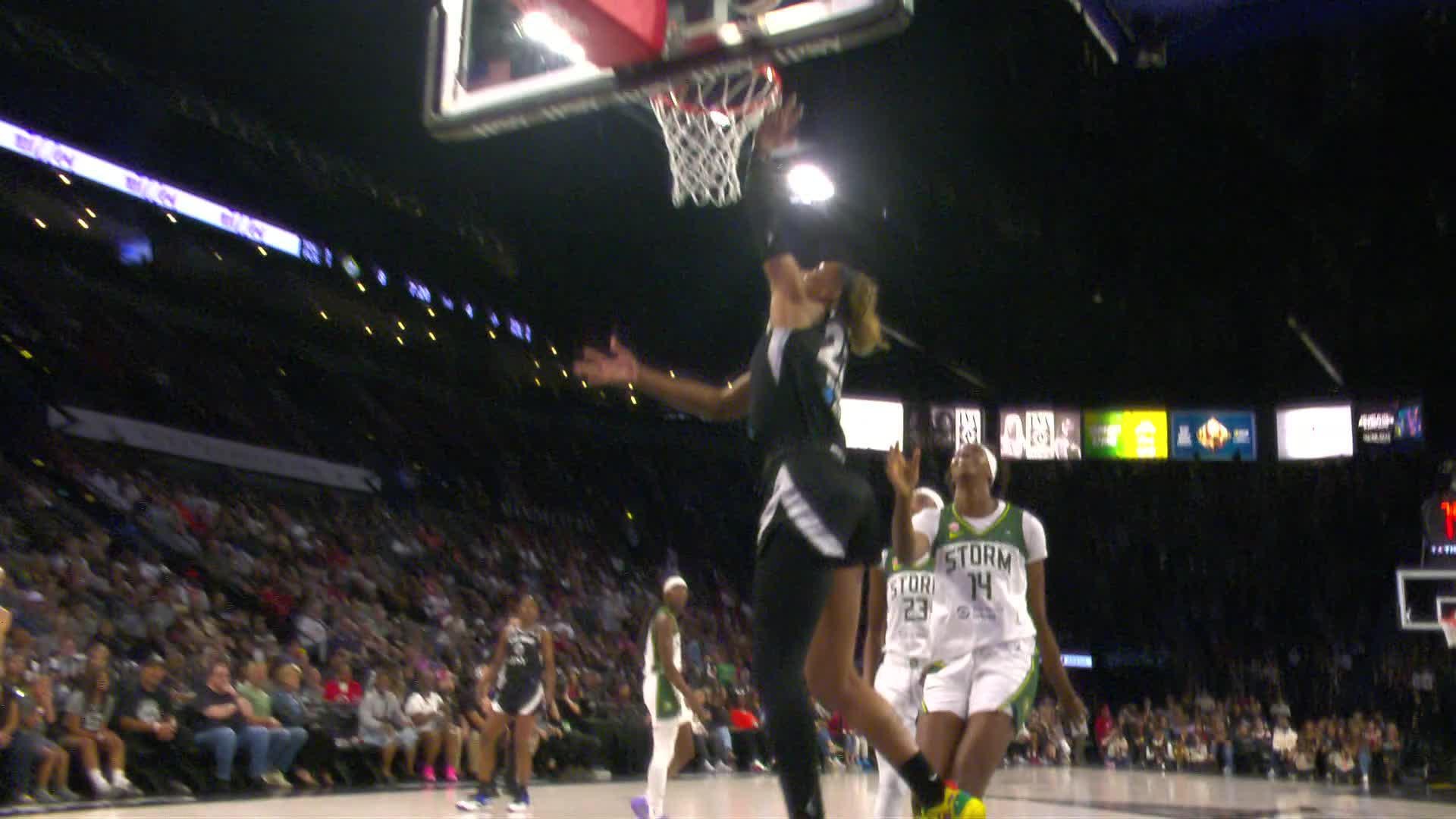 Las Vegas Aces Top Plays vs. Seattle Storm