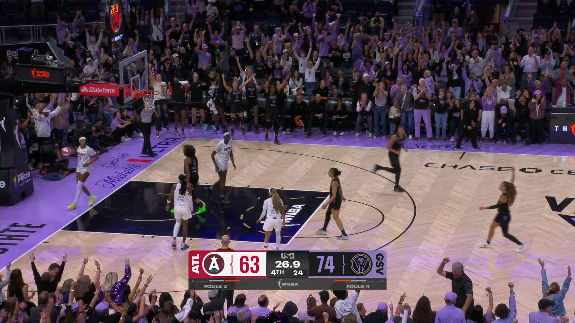 Golden State Valkyries Top Plays vs. Atlanta Dream