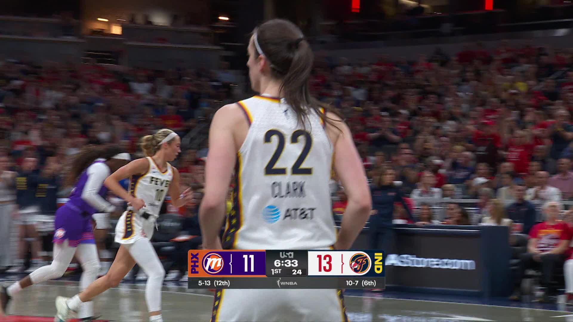 Indiana Fever Top Plays vs. Phoenix Mercury