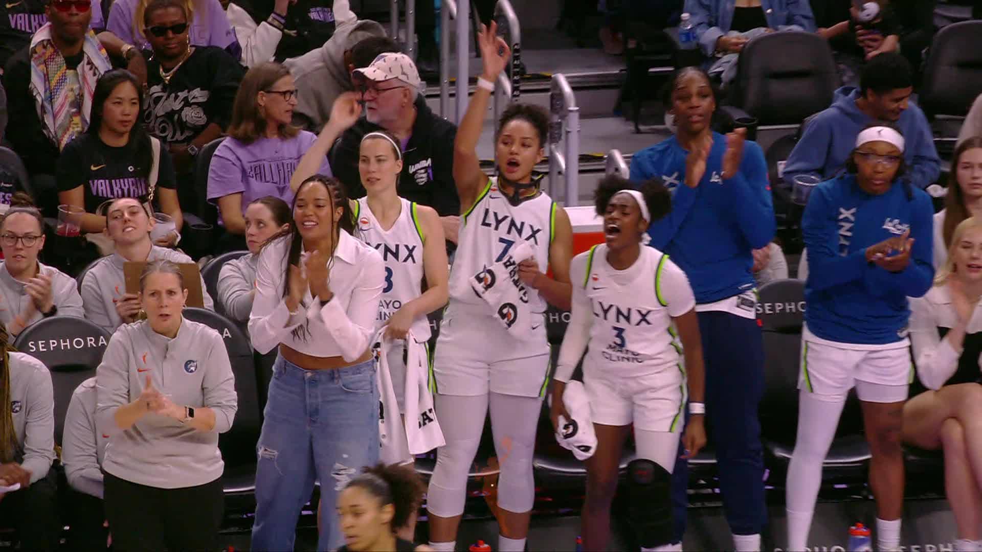 Minnesota Lynx Top Plays vs. Golden State Valkyries
