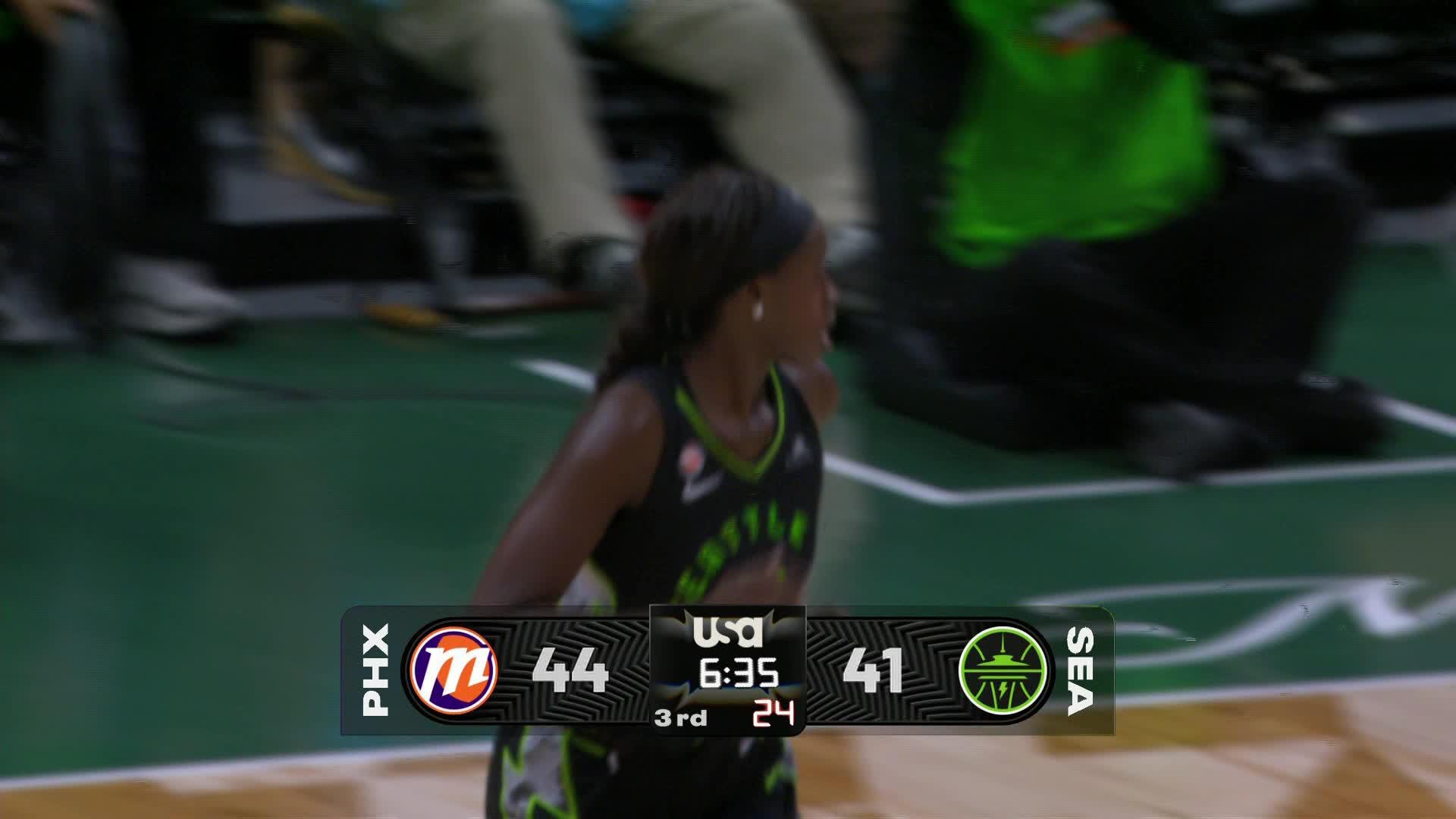 Awa Fam Points Leader in Seattle Storm vs. Phoenix Mercury - Top Points