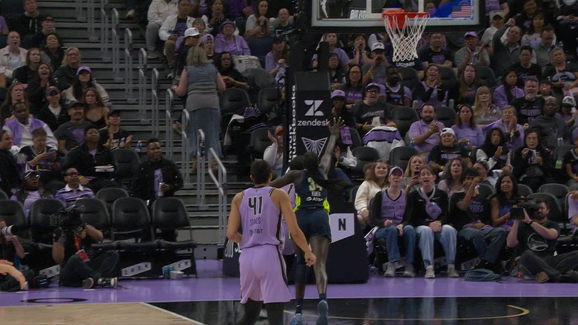 Gabby Williams Points Leader in Golden State Valkyries vs. Dallas Wings - Top Points