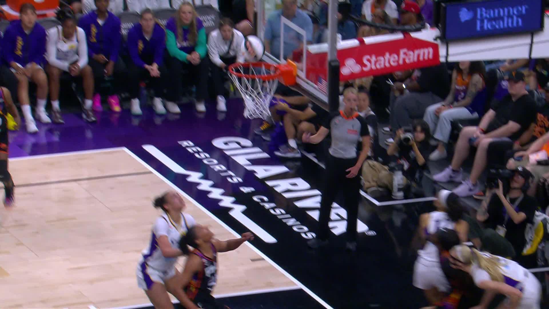 Kahleah Copper with 41 2 Pts, 3 Pts vs. Los Angeles Sparks