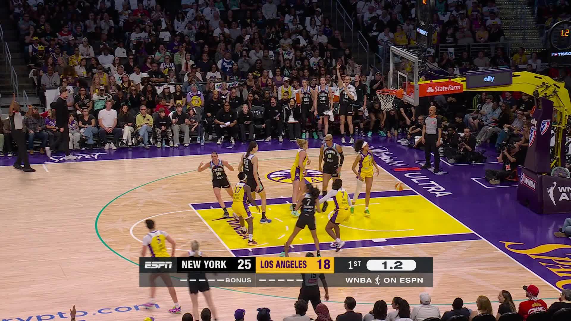 New York Liberty Top Plays vs. Los Angeles Sparks