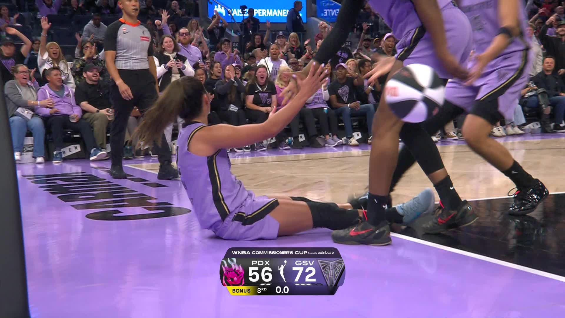 Kaitlyn Chen gets it to go at the buzzer