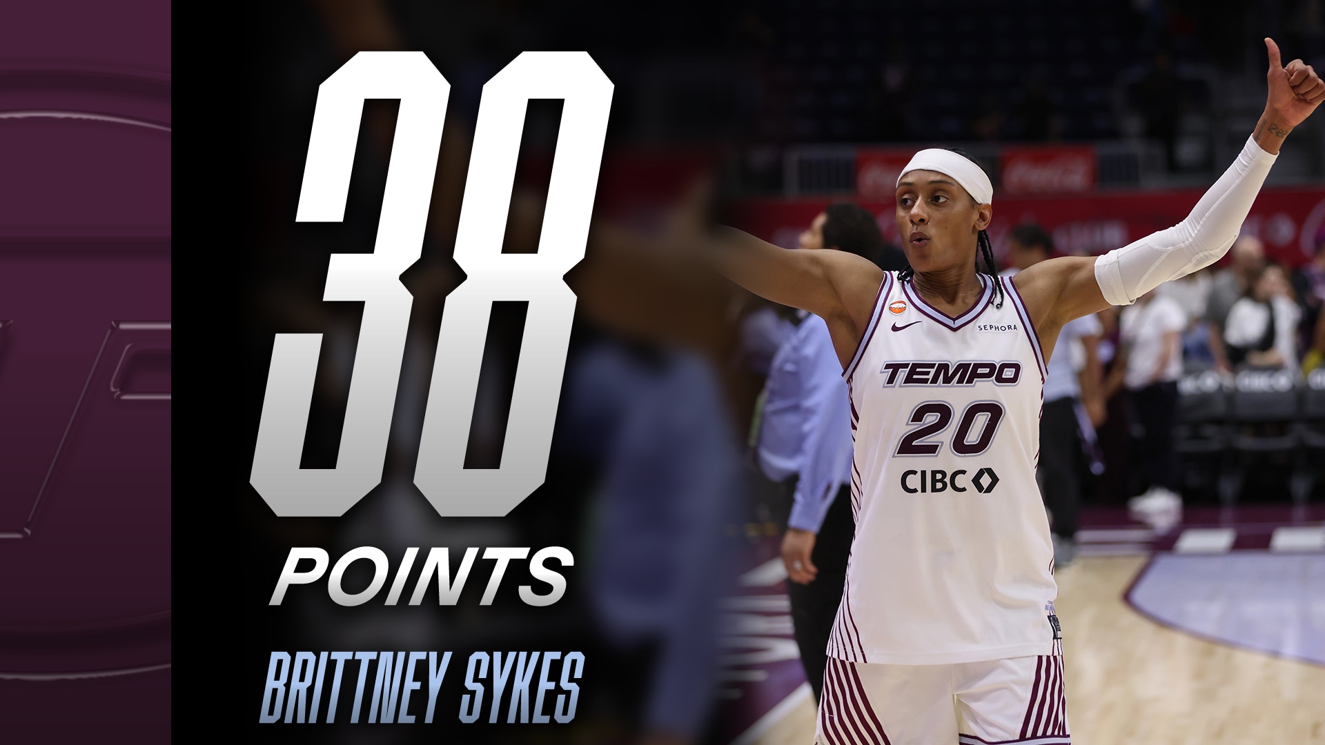 Brittney Sykes with 38 Points vs. Connecticut Sun