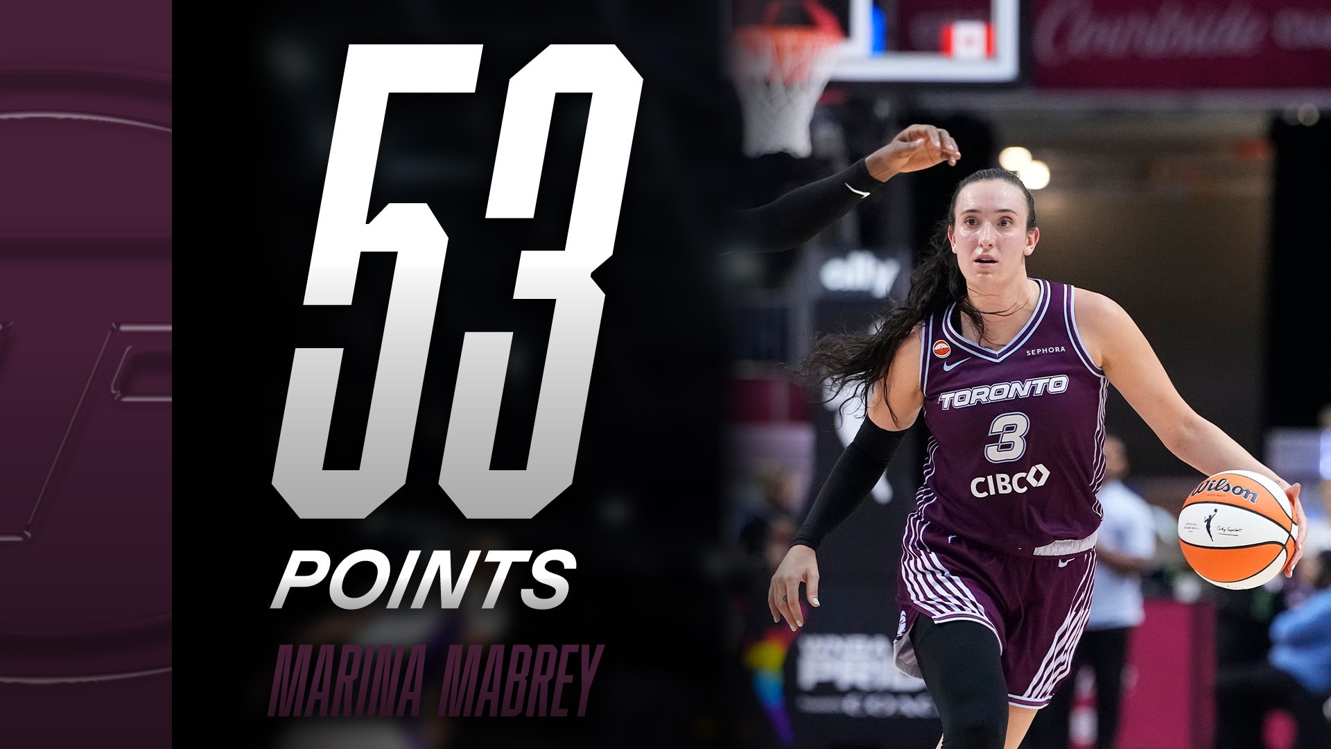 Marina Mabrey with 53 Points vs. Los Angeles Sparks