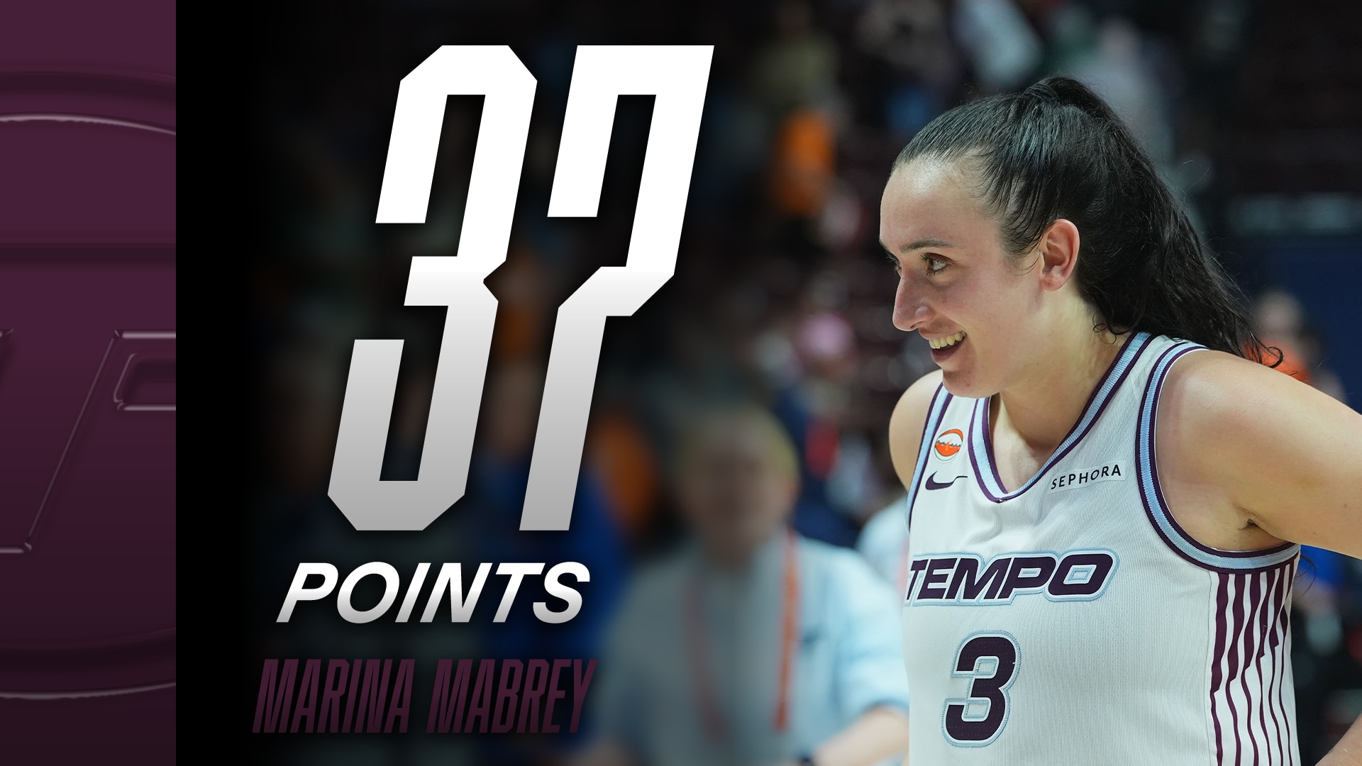 Marina Mabrey with 37 Points vs. Connecticut Sun