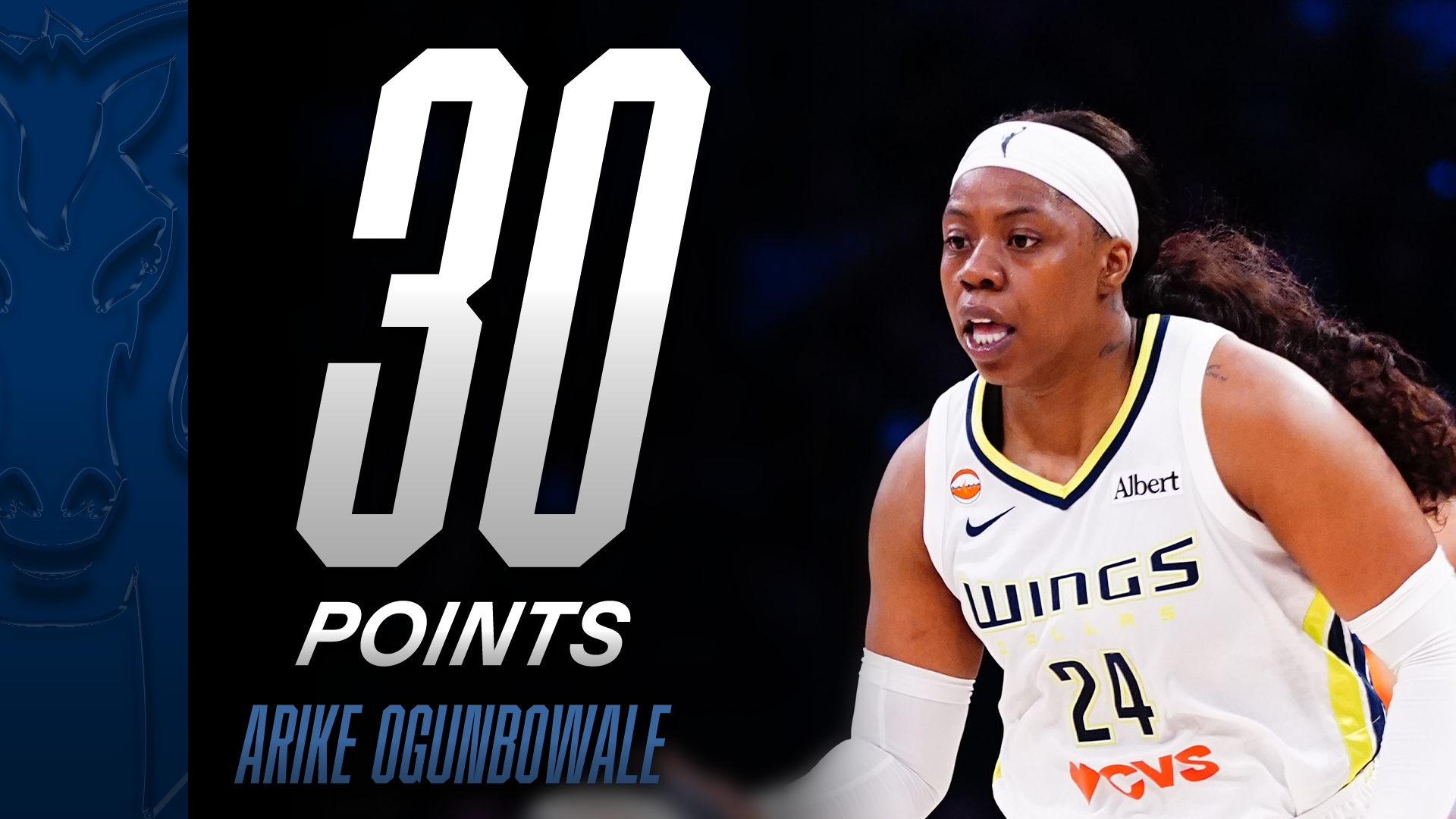 Arike Ogunbowale with 30 Points vs. Los Angeles Sparks