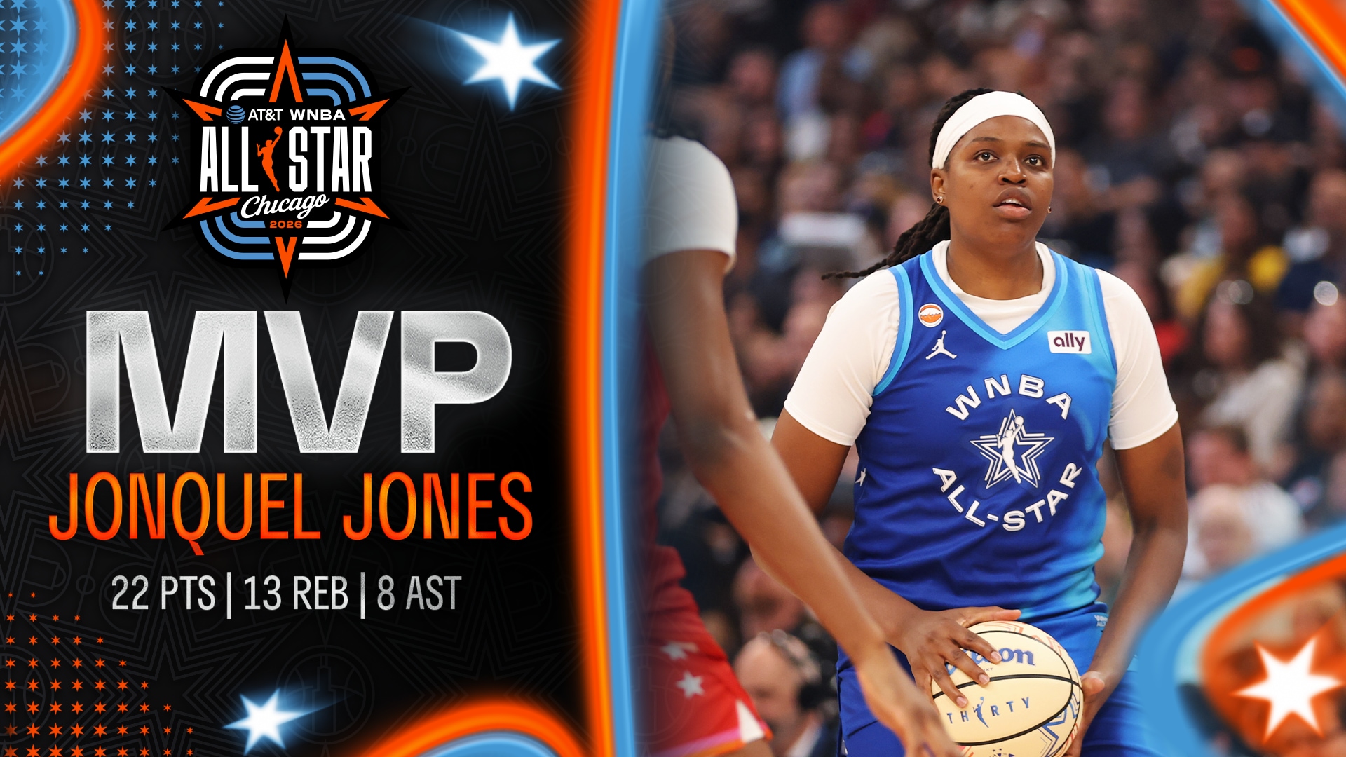 Jonquel Jones Wins 2026 AT&T WNBA All-Star MVP