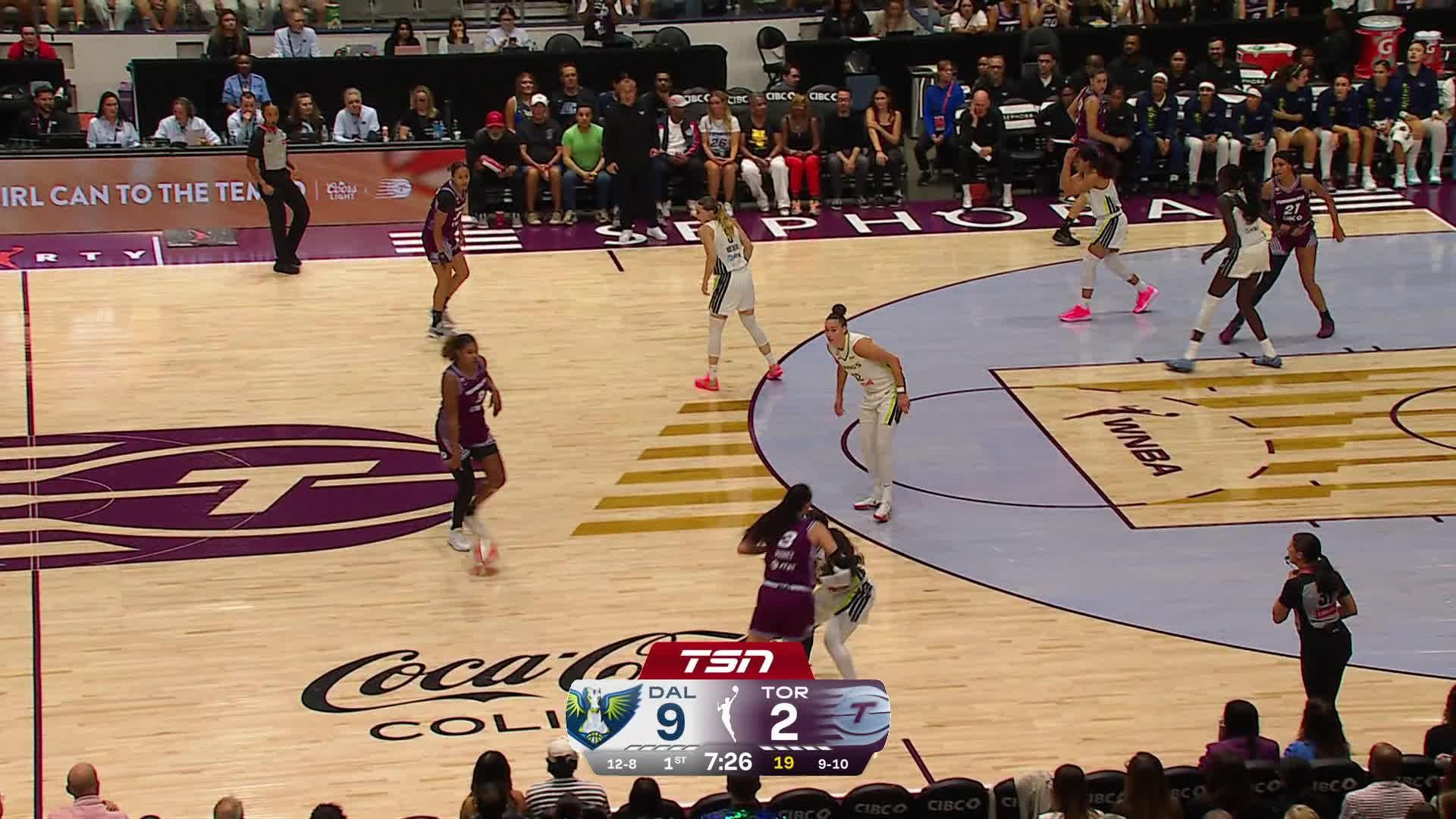Toronto Tempo Top Plays vs. Dallas Wings