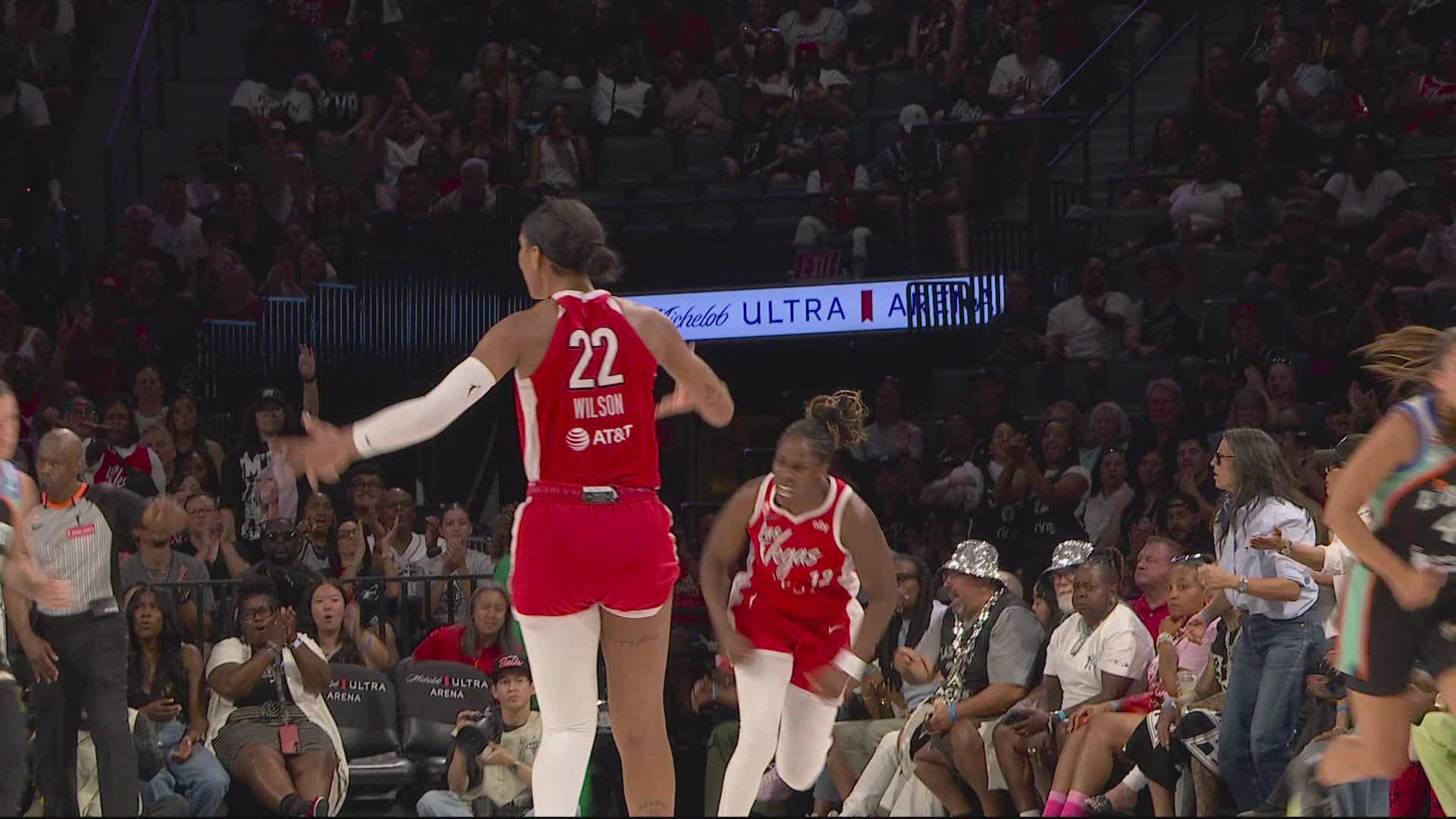 Las Vegas Aces Top Plays vs. New York Liberty