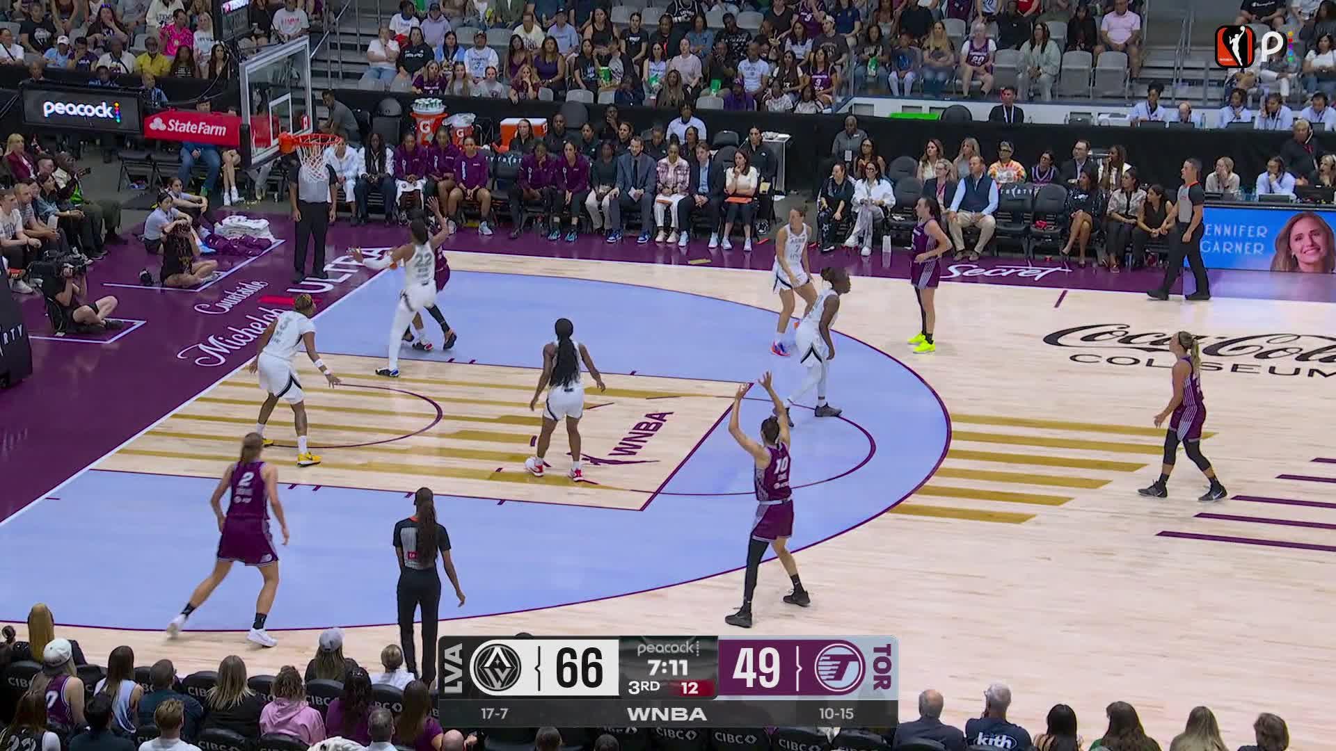 Isabelle Harrison Points Leader in Toronto Tempo vs. Las Vegas Aces - Top Points