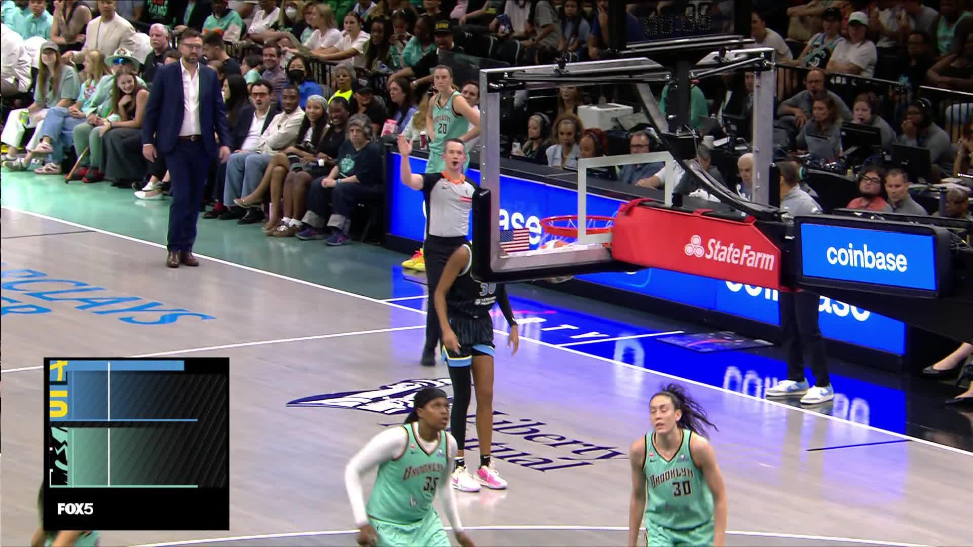 Sydney Taylor Points Leader in New York Liberty vs. Chicago Sky - Top Points