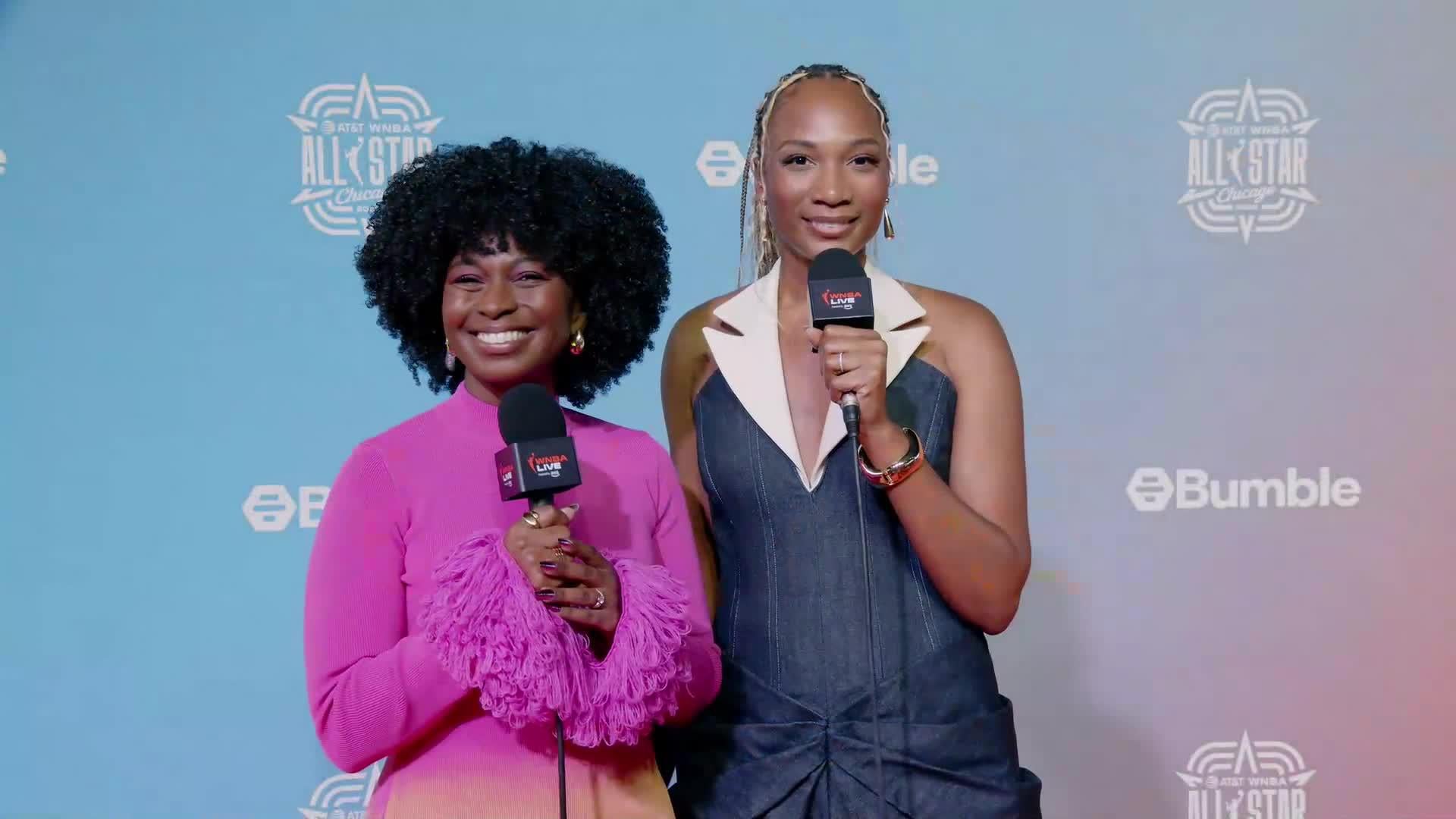 2026 WNBA All-Star Orange Carpet presented by Bumble