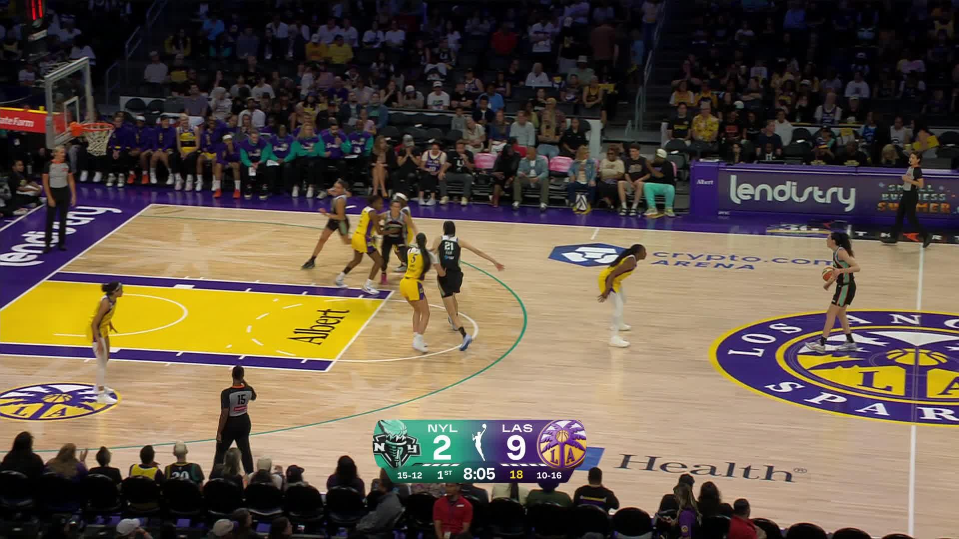 New York Liberty Top Plays vs. Los Angeles Sparks