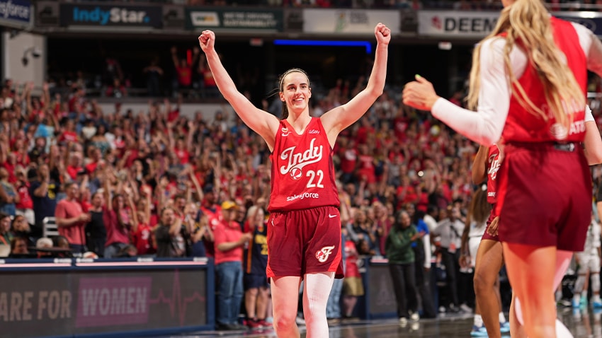 Caitlin Clark Bounces into Record Books with 45 points and 10 assists