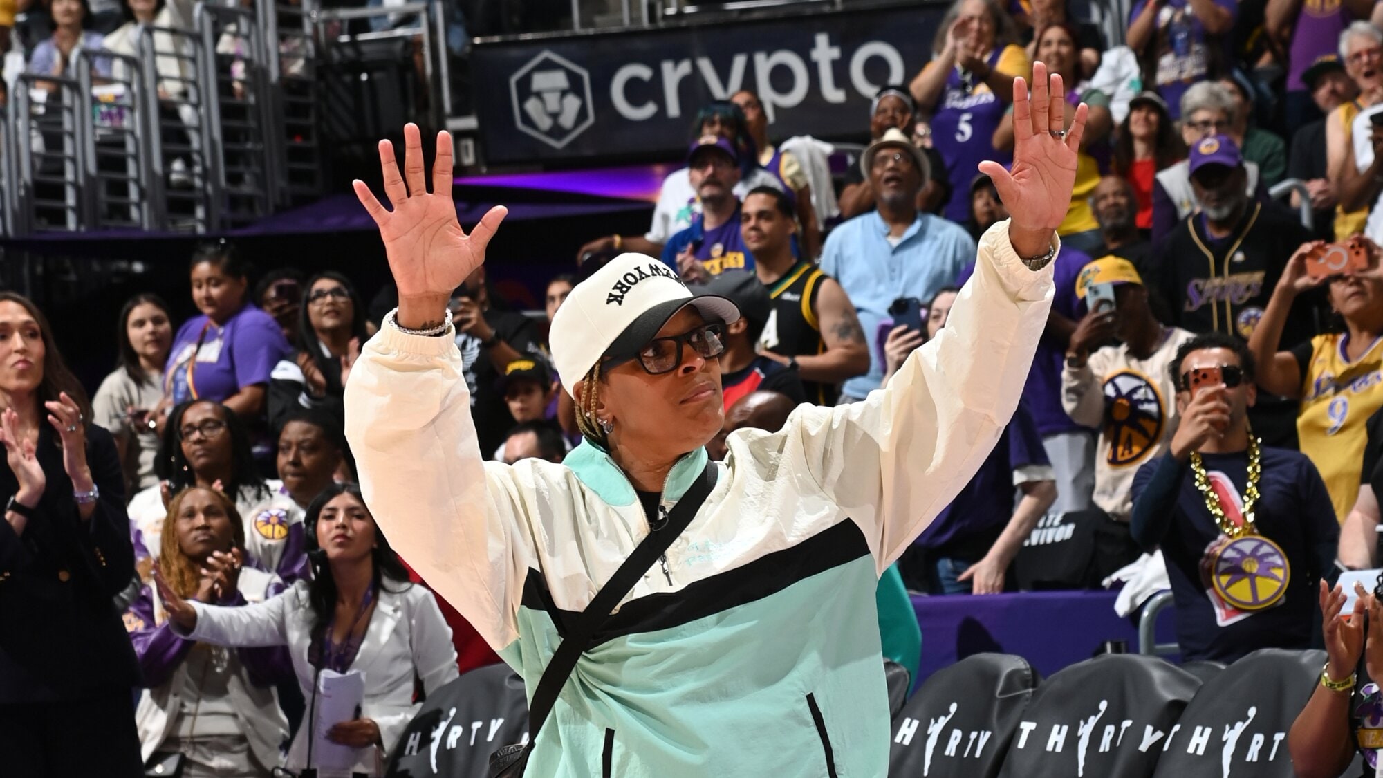 Teresa Weatherspoon Mic'd Up at Court Origins Game