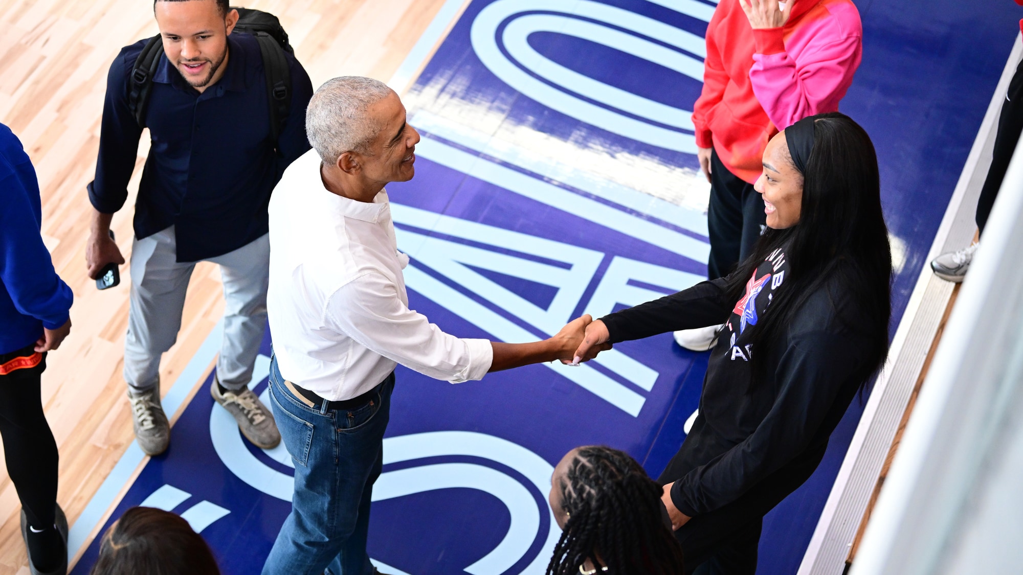 President Obama Surprise at Changemakers
