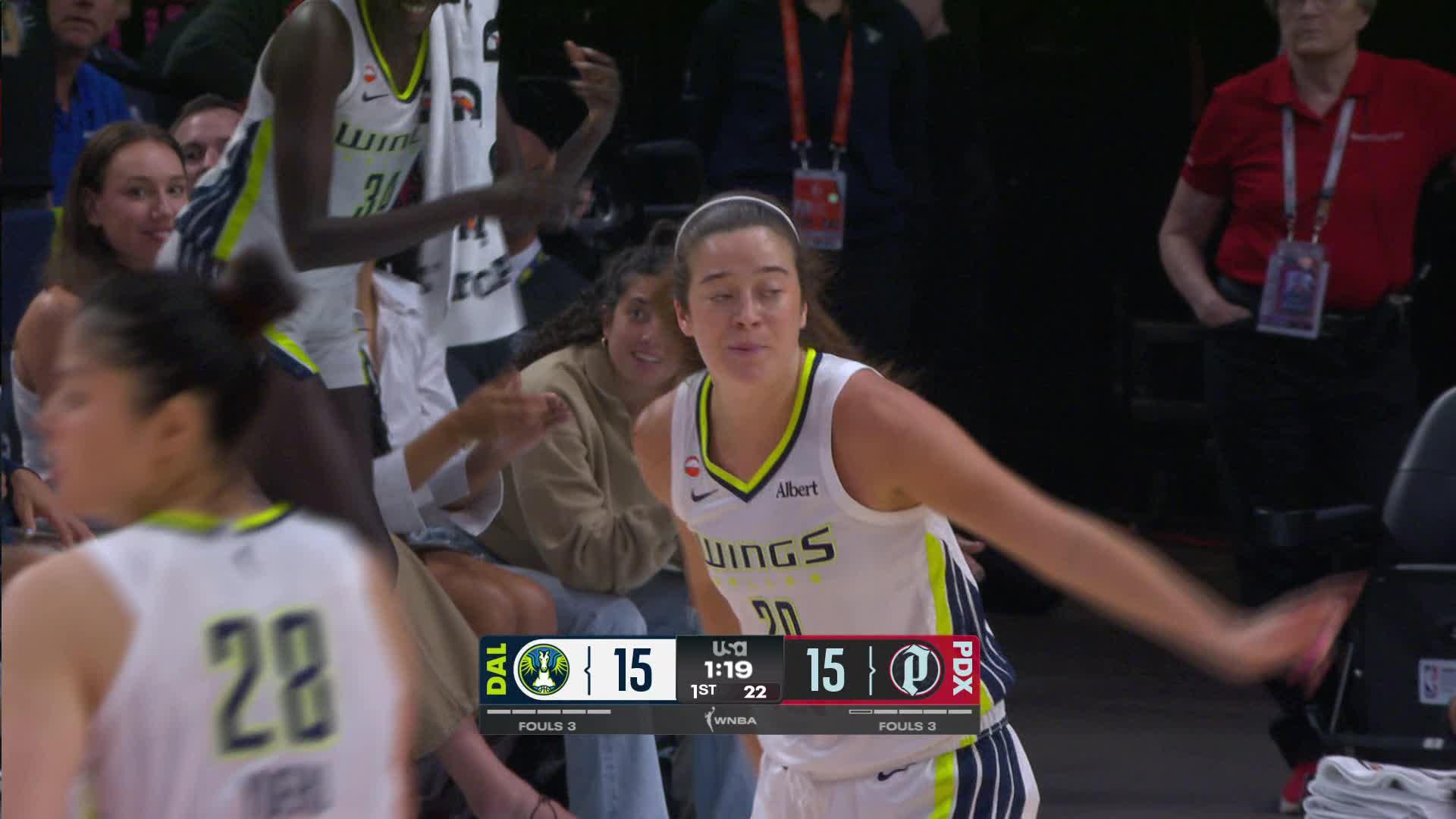 Dallas Wings Top Plays vs. Portland Fire