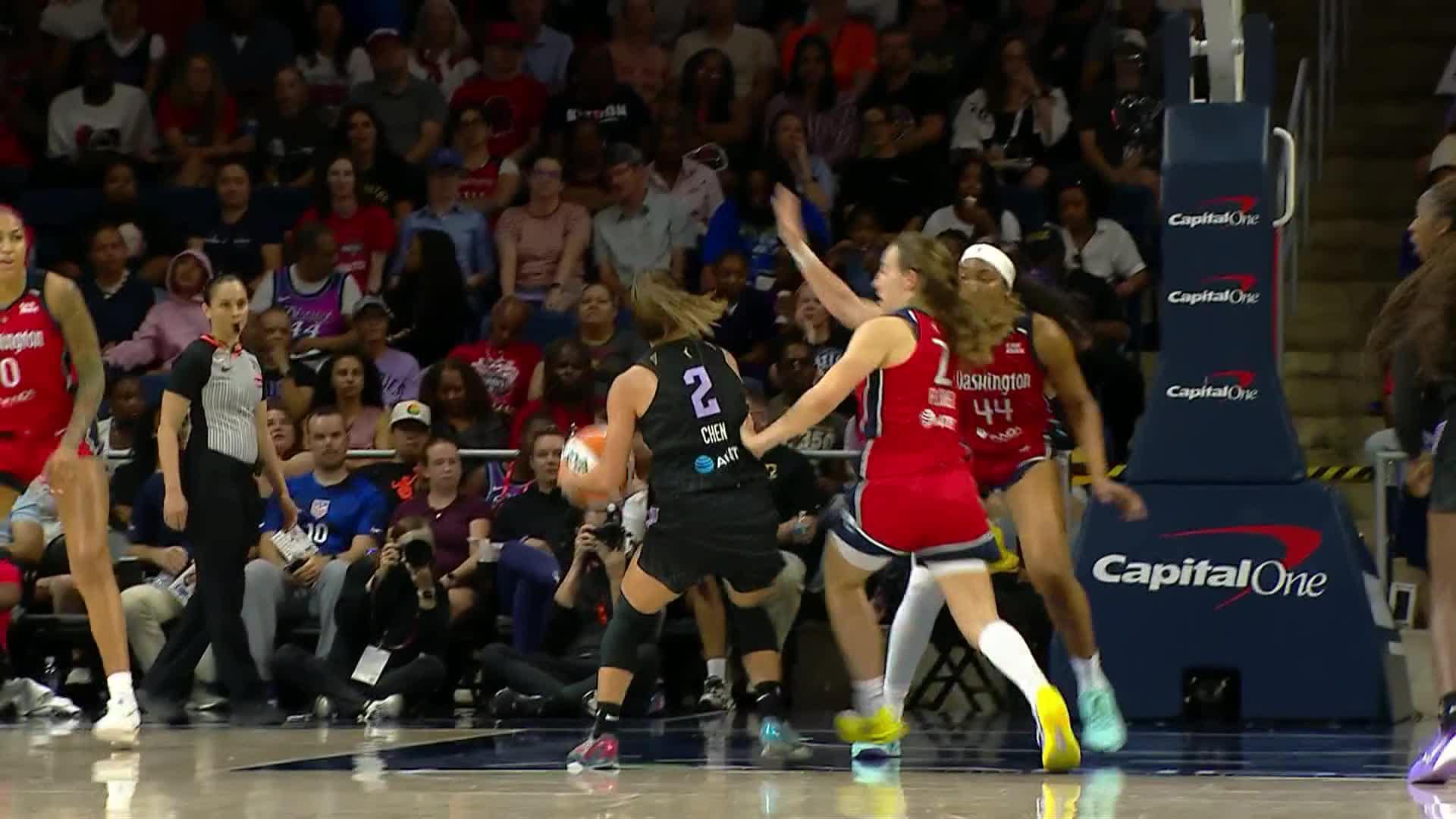 Kaitlyn Chen Points Leader in Washington Mystics vs. Golden State Valkyries - Top Points