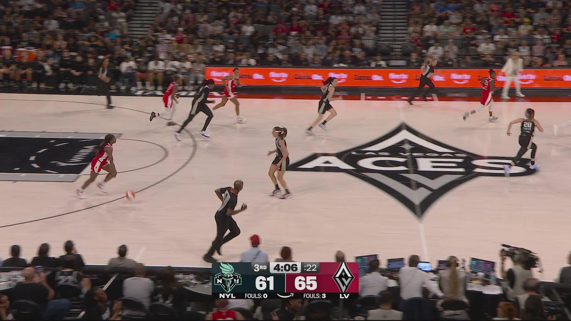 Highlights From Jackie Young 9-Assist Game