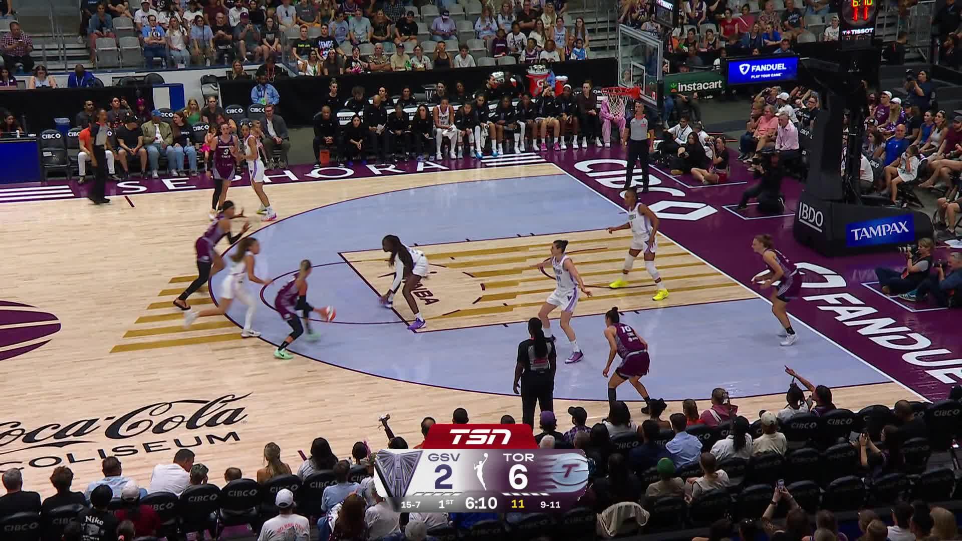 Highlights From Julie Allemand 7-Assist Game