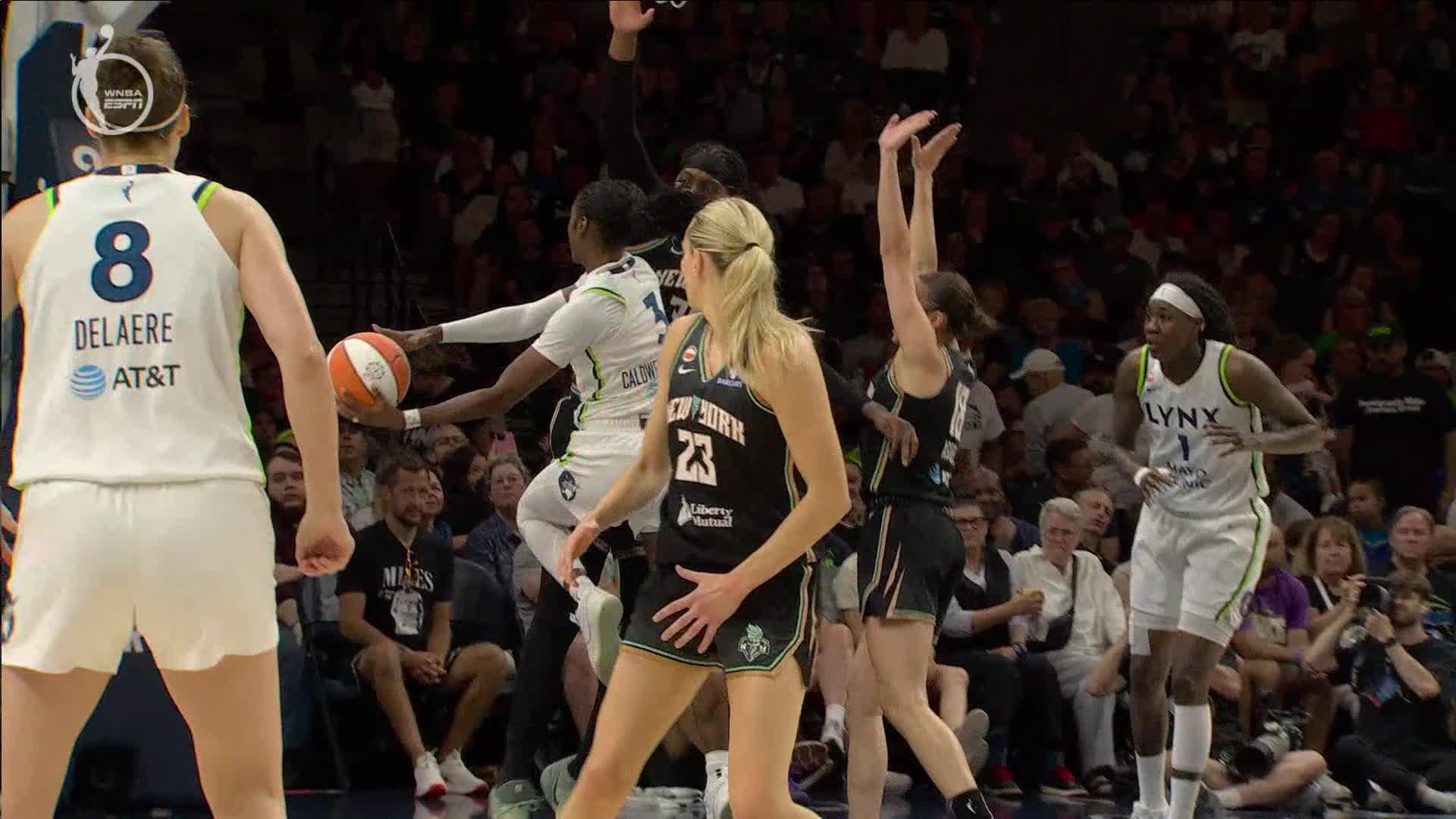 Maya Caldwell with the great play!
