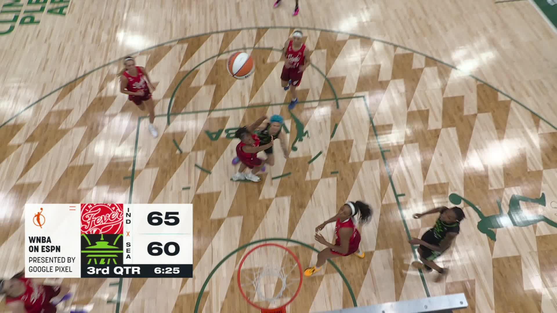 Natisha Hiedeman with 33 2 Pts, 3 Pts vs. Indiana Fever