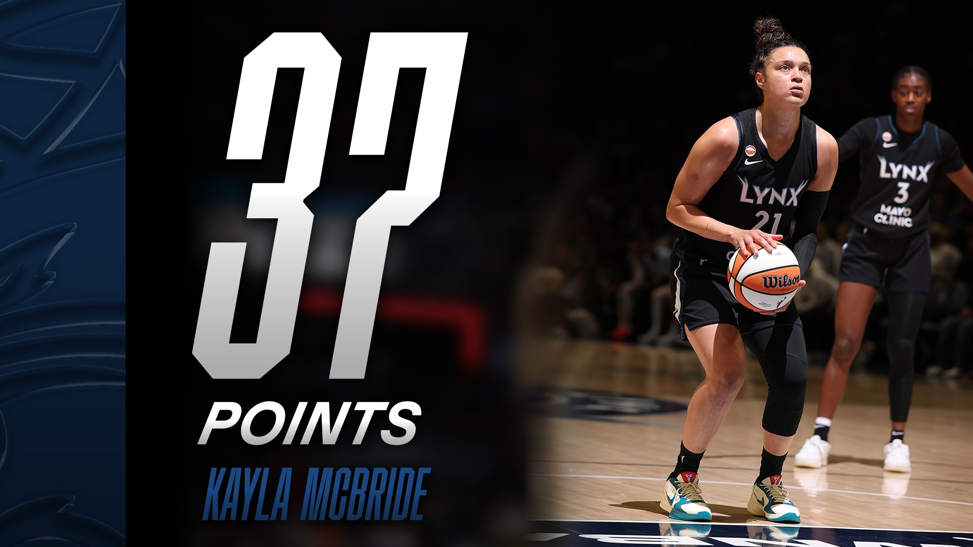 Kayla McBride with 37 Points vs. Phoenix Mercury