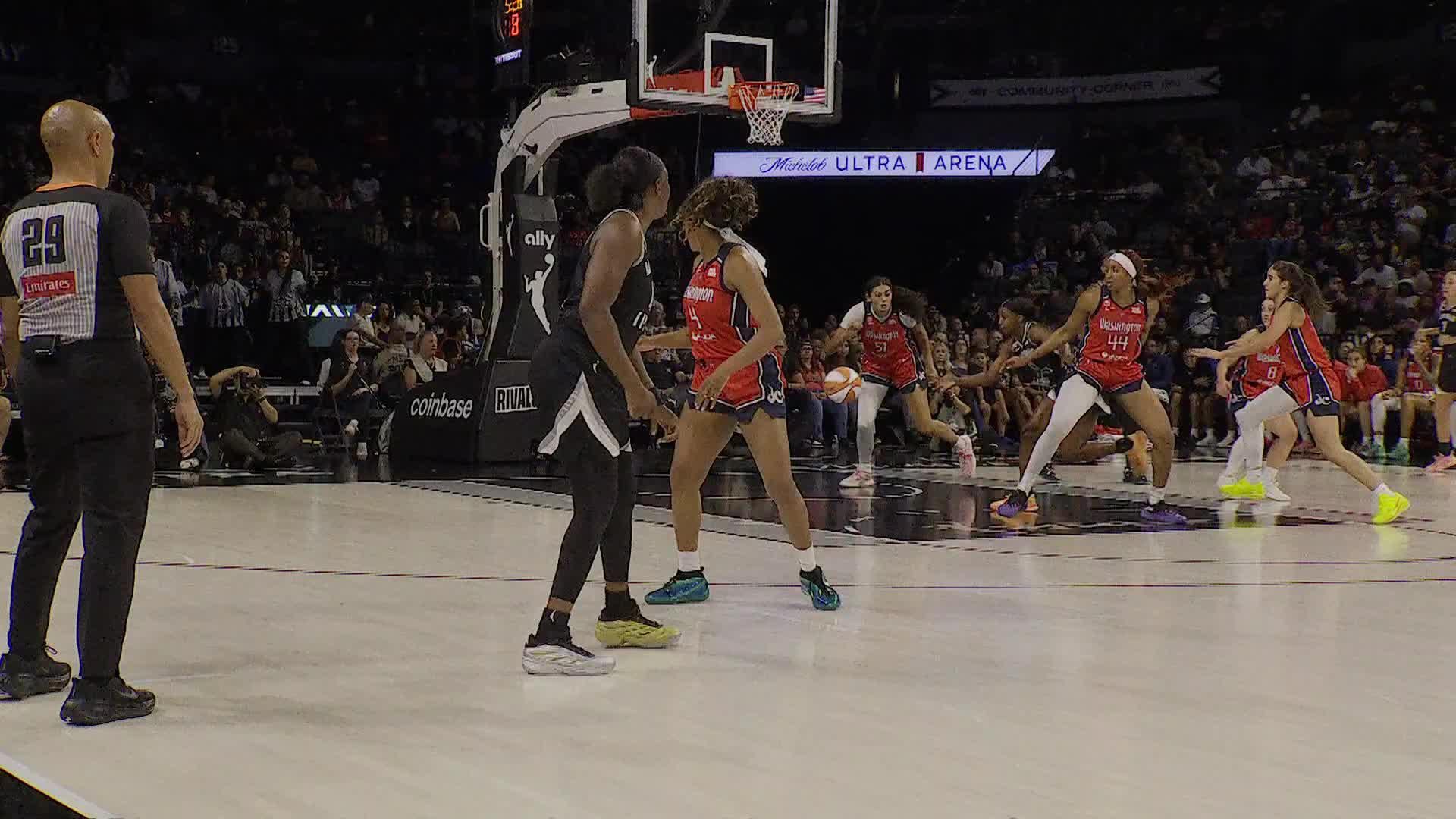 Las Vegas Aces Top Plays vs. Washington Mystics