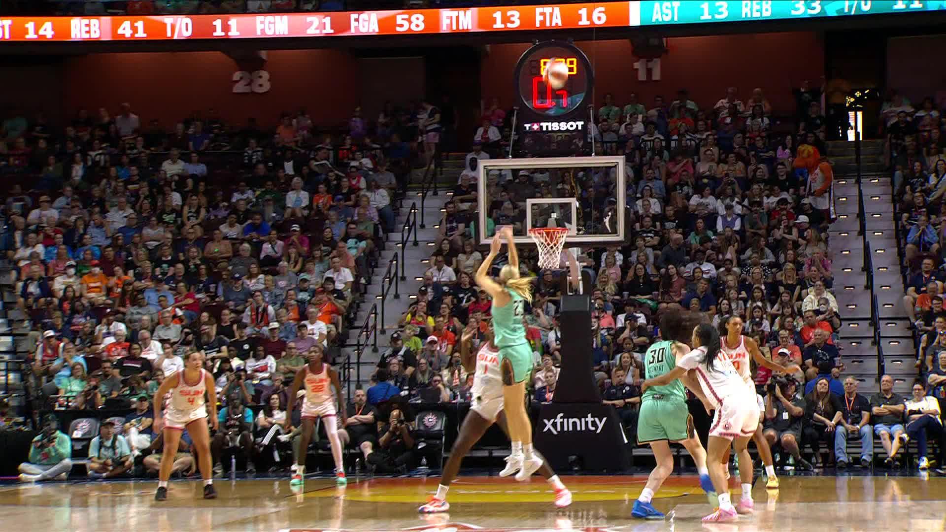 New York Liberty Top Plays vs. Connecticut Sun