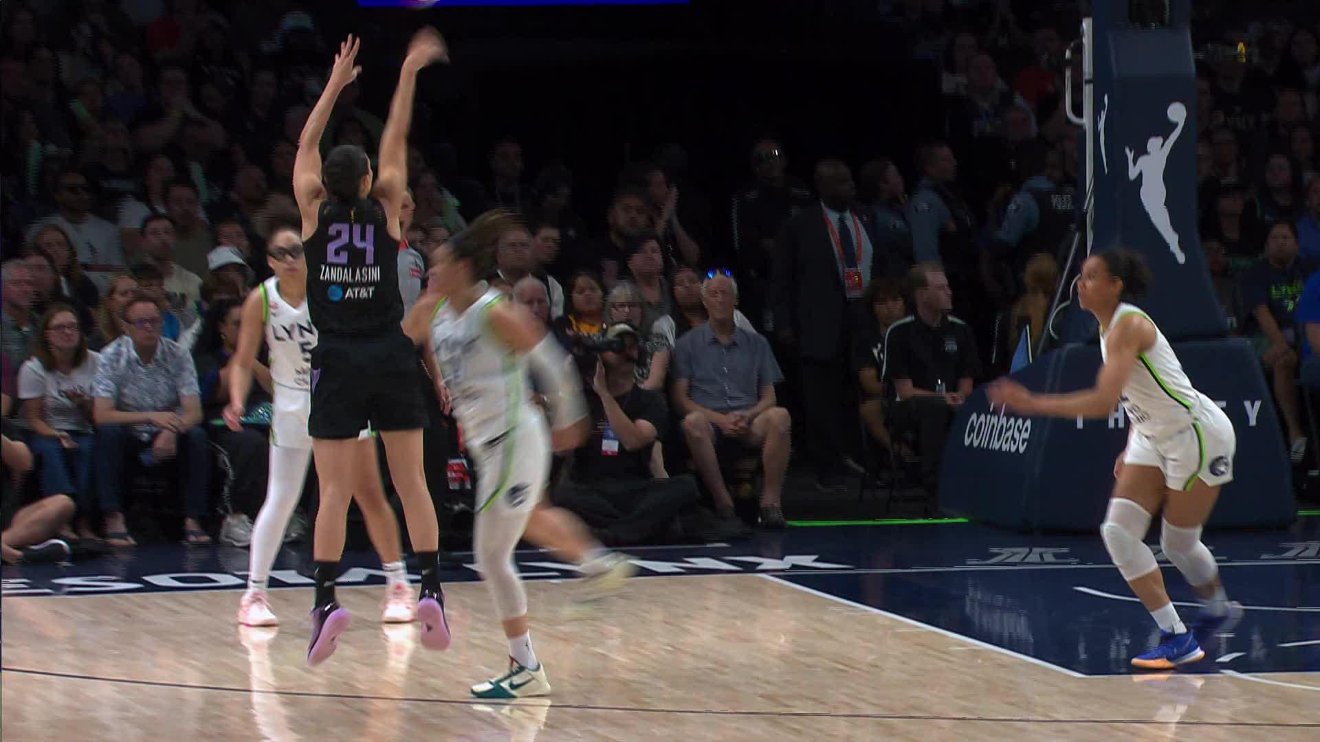 Cecilia Zandalasini Points Leader in Minnesota Lynx vs. Golden State Valkyries - Top Points