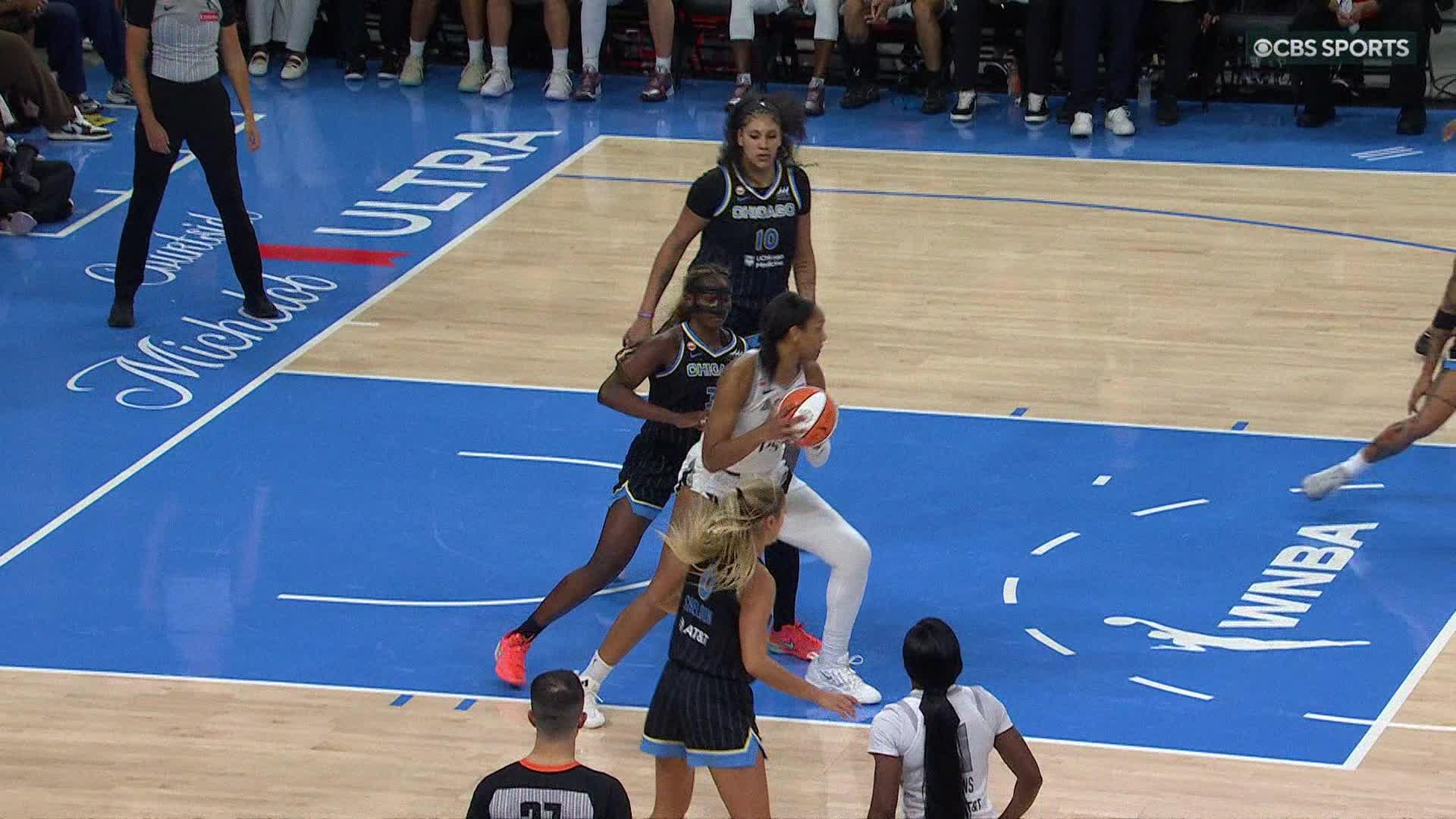 A'ja Wilson Points Leader in Chicago Sky vs. Las Vegas Aces - Top Points