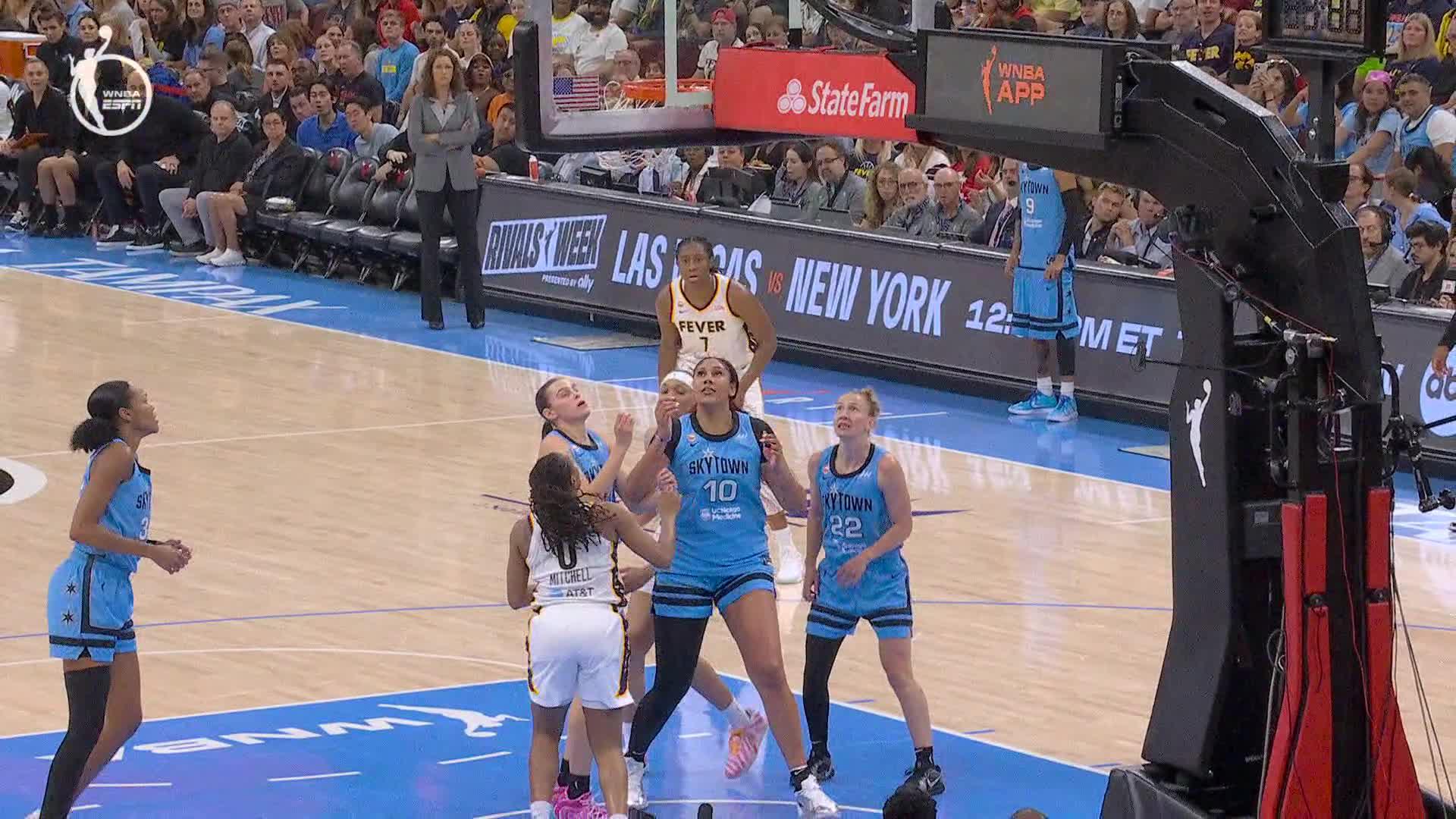 Kelsey Mitchell Points Leader in Chicago Sky vs. Indiana Fever - Top Points