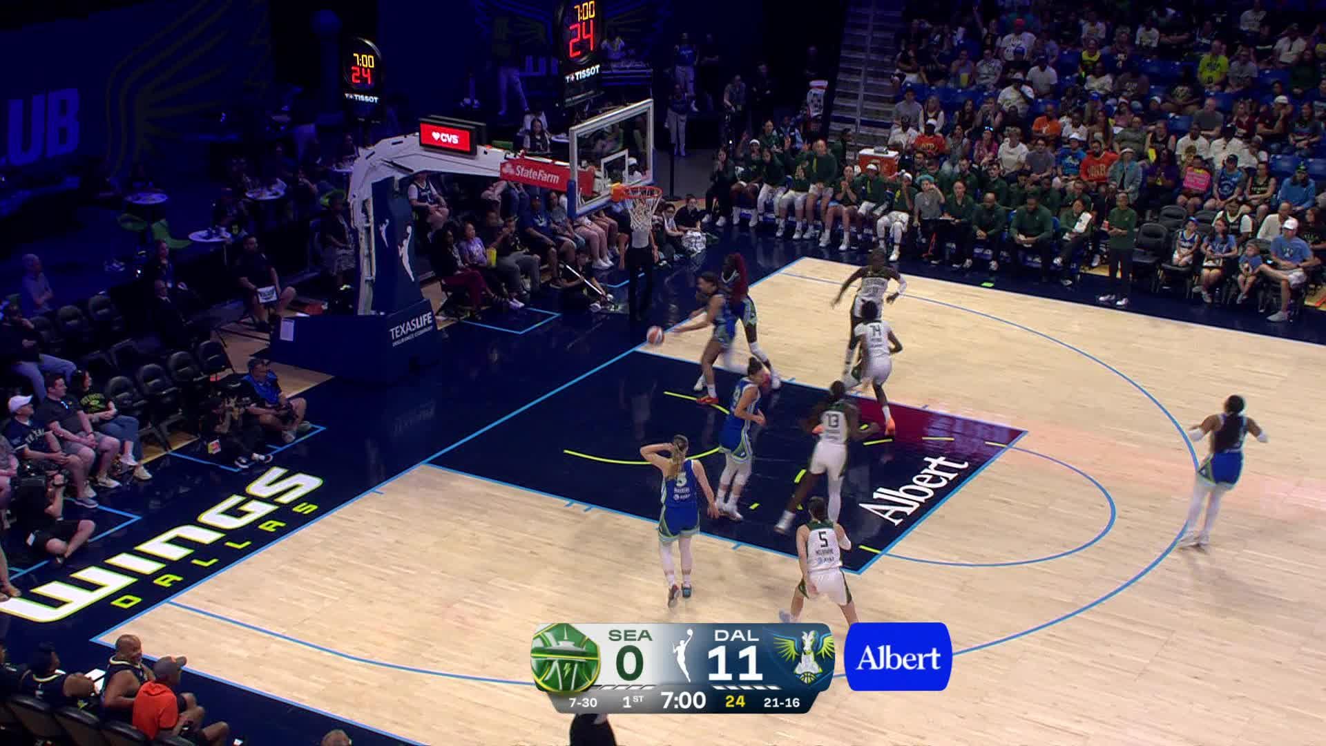 Seattle Storm Top Plays vs. Dallas Wings