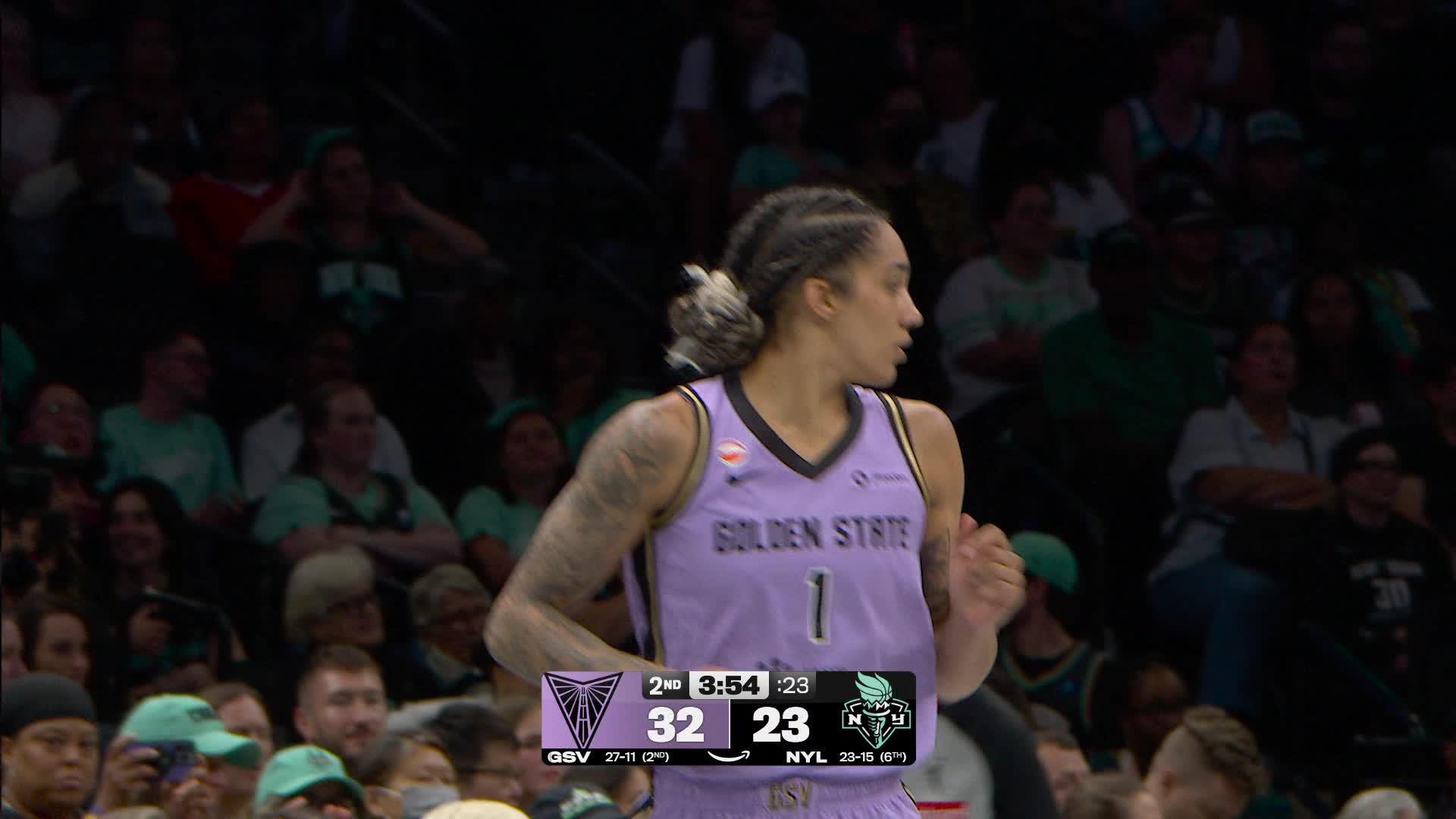 Golden State Valkyries Top Plays vs. New York Liberty