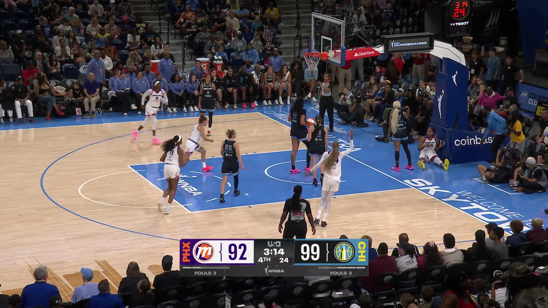 Alyssa Thomas Posts 19 points, 15 rebounds & 12 assists vs. Chicago Sky