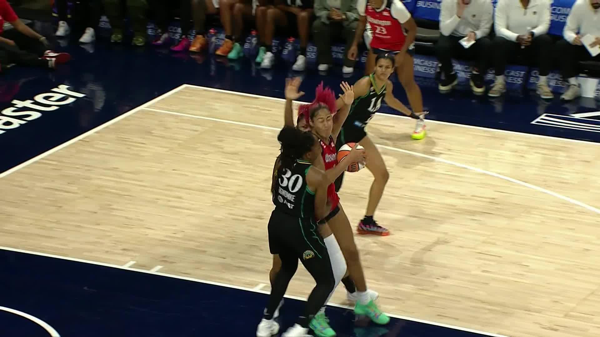 Sonia Citron Points Leader in Washington Mystics vs. Los Angeles Sparks - Top Points