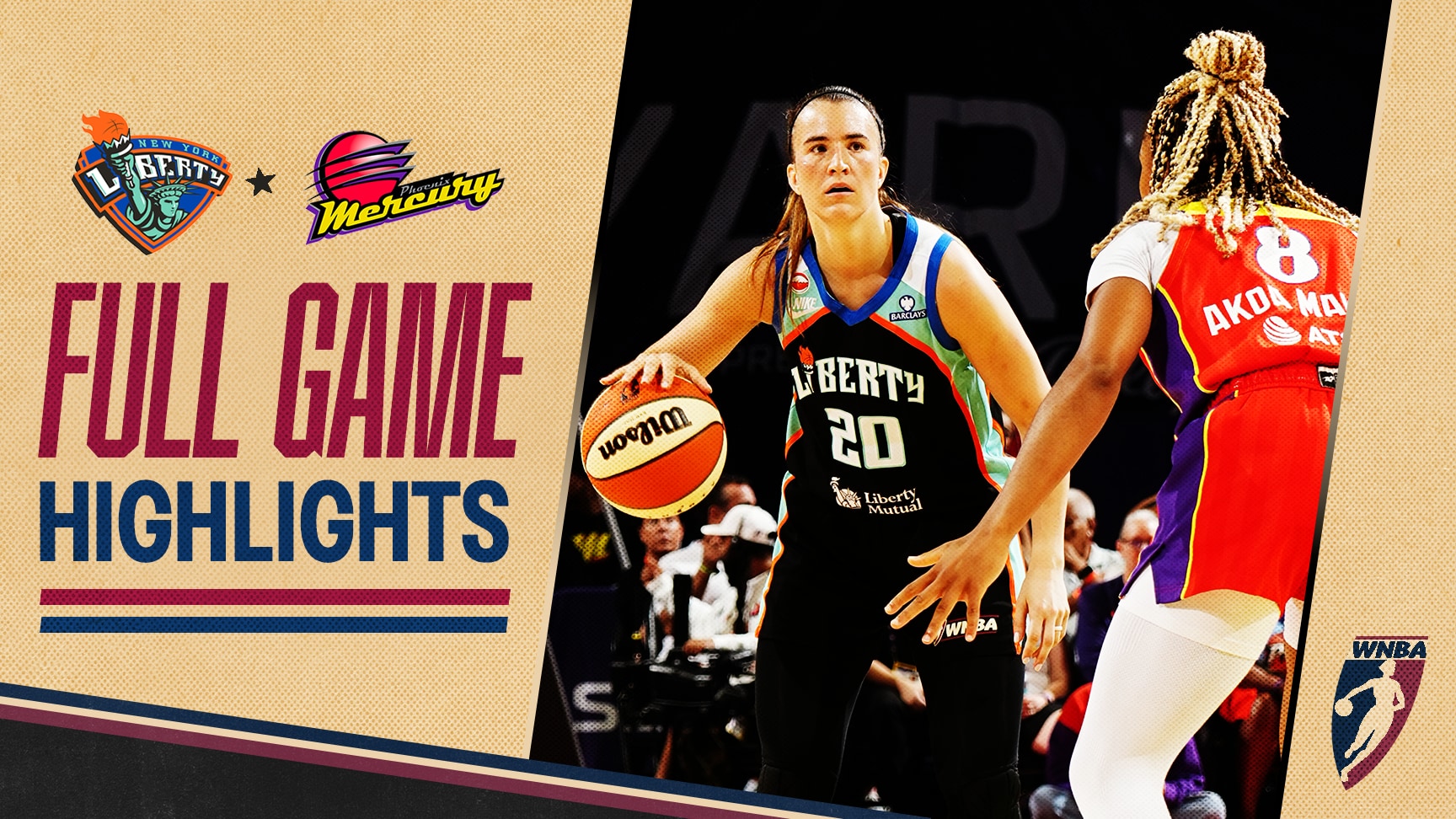 Game Highlights: New York Liberty vs. Phoenix Mercury (8/1/26)